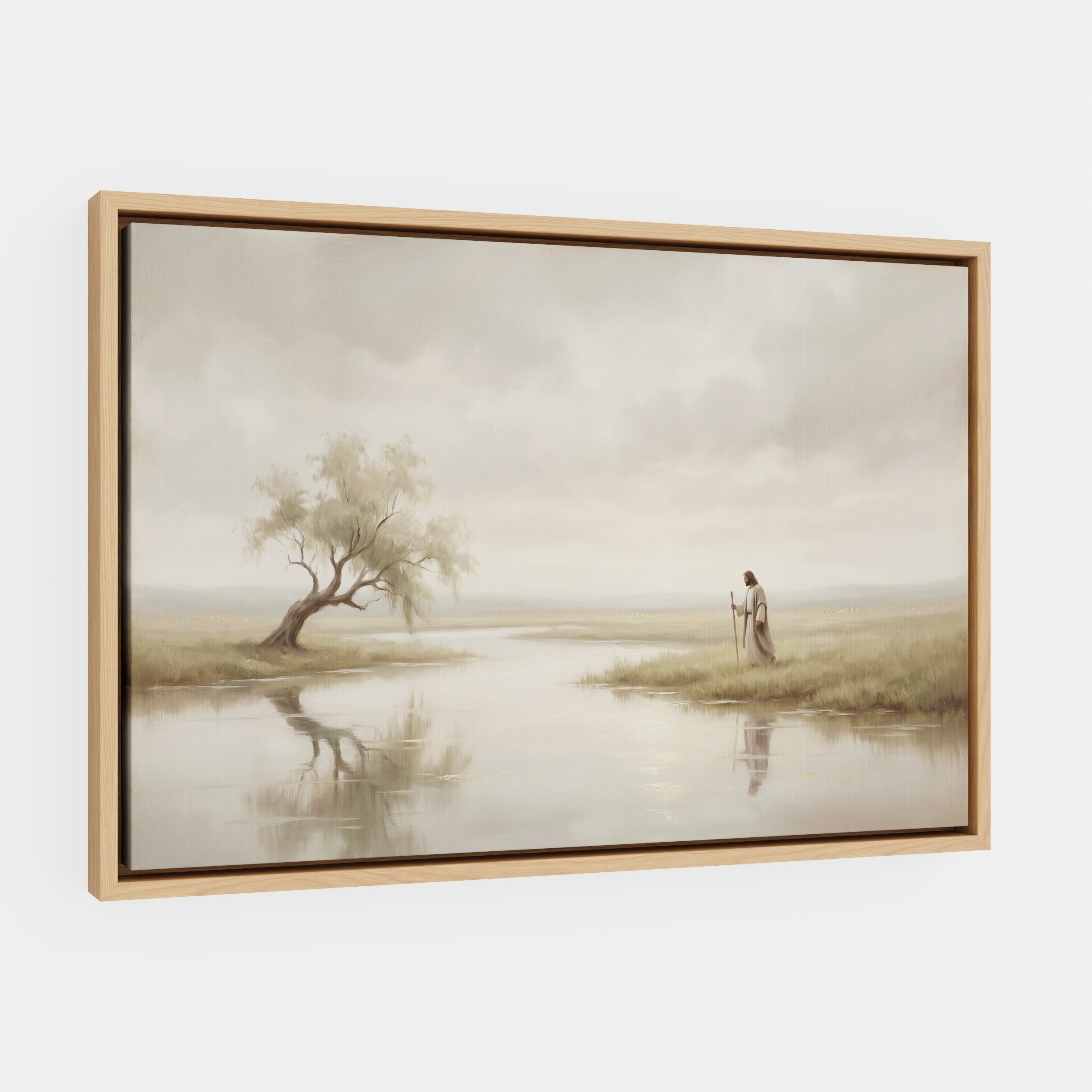 He Leads Me Beside Still Waters - Canvas