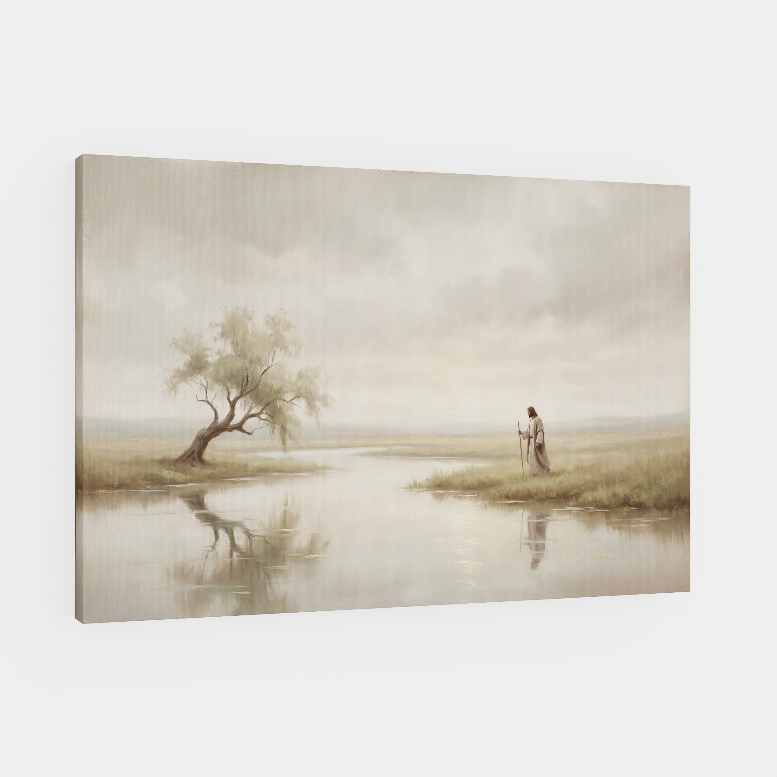 He Leads Me Beside Still Waters - Canvas