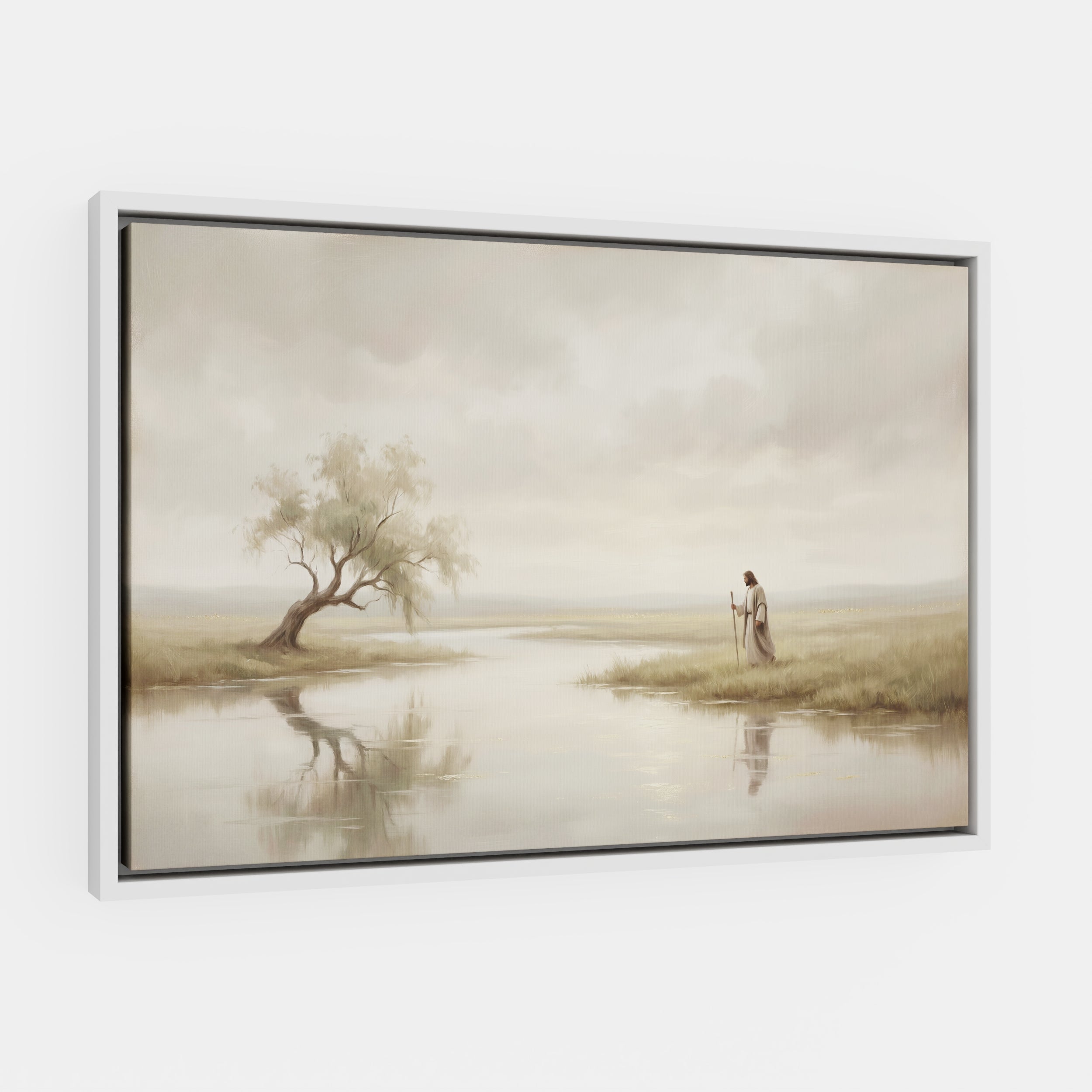 He Leads Me Beside Still Waters - Canvas
