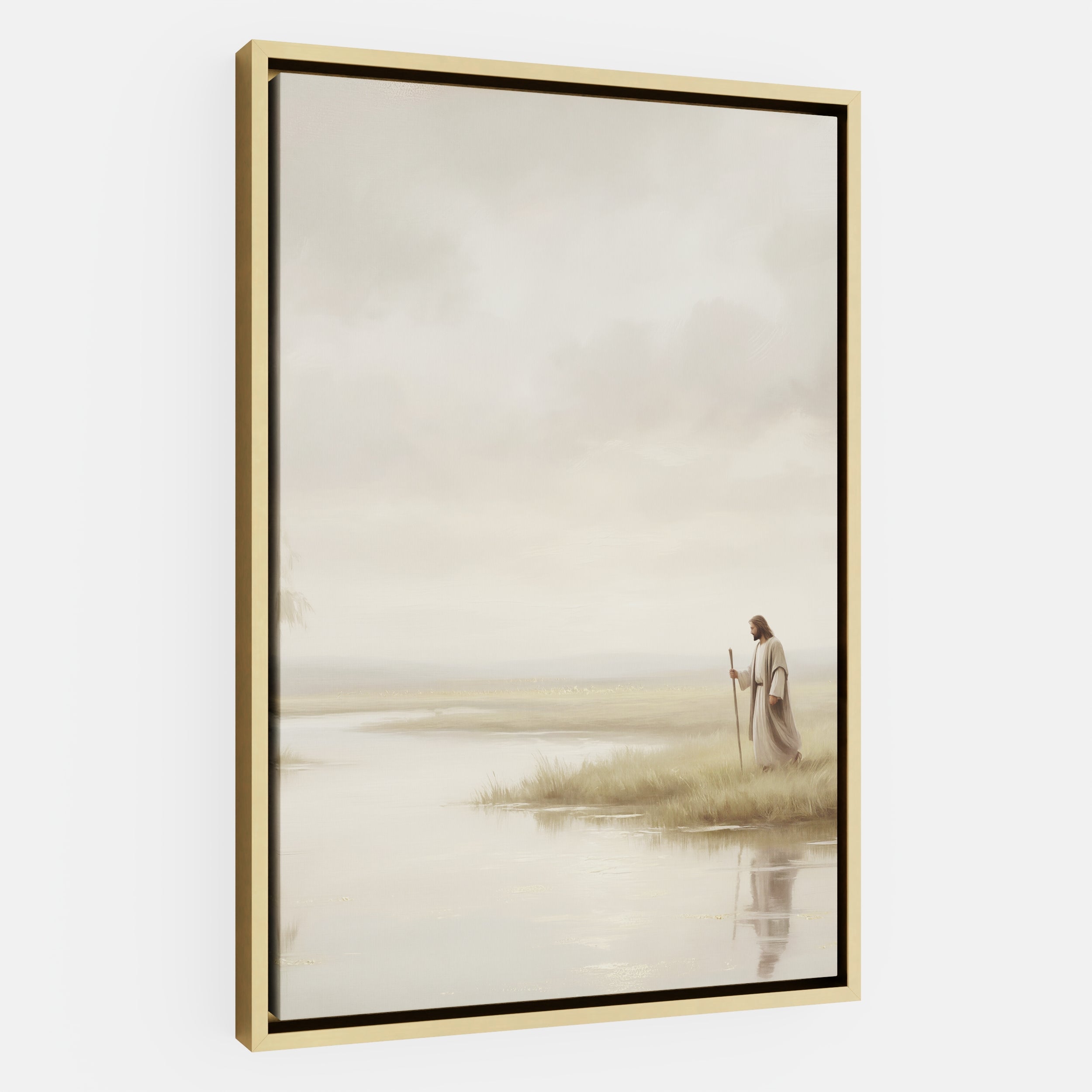 He Leads Me Beside Still Waters - Canvas