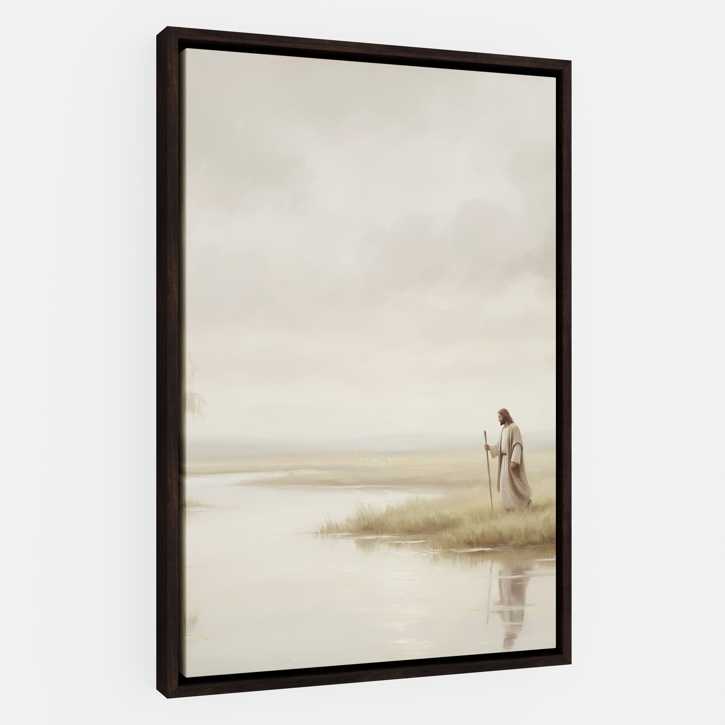 He Leads Me Beside Still Waters - Canvas
