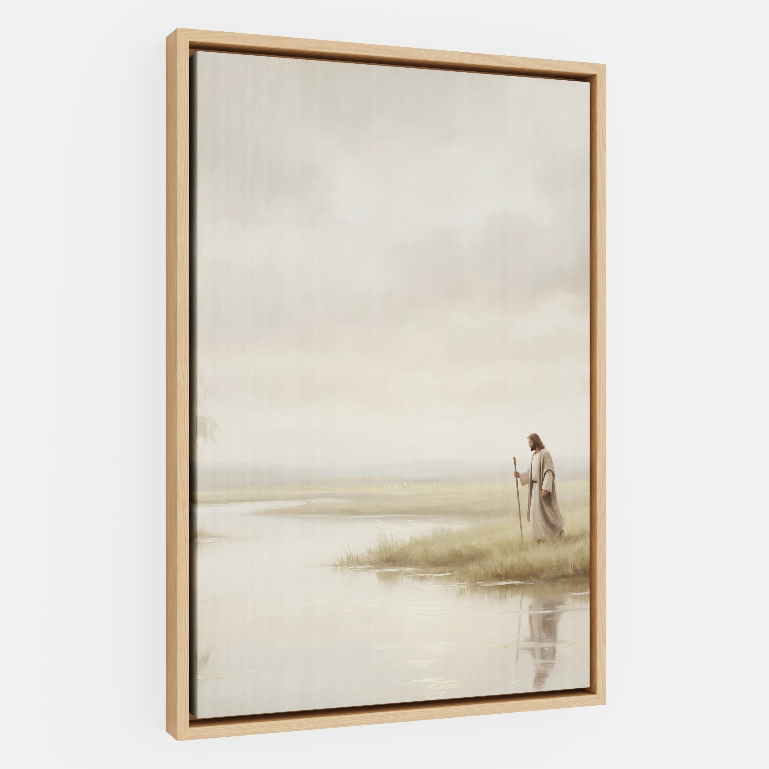 He Leads Me Beside Still Waters - Canvas