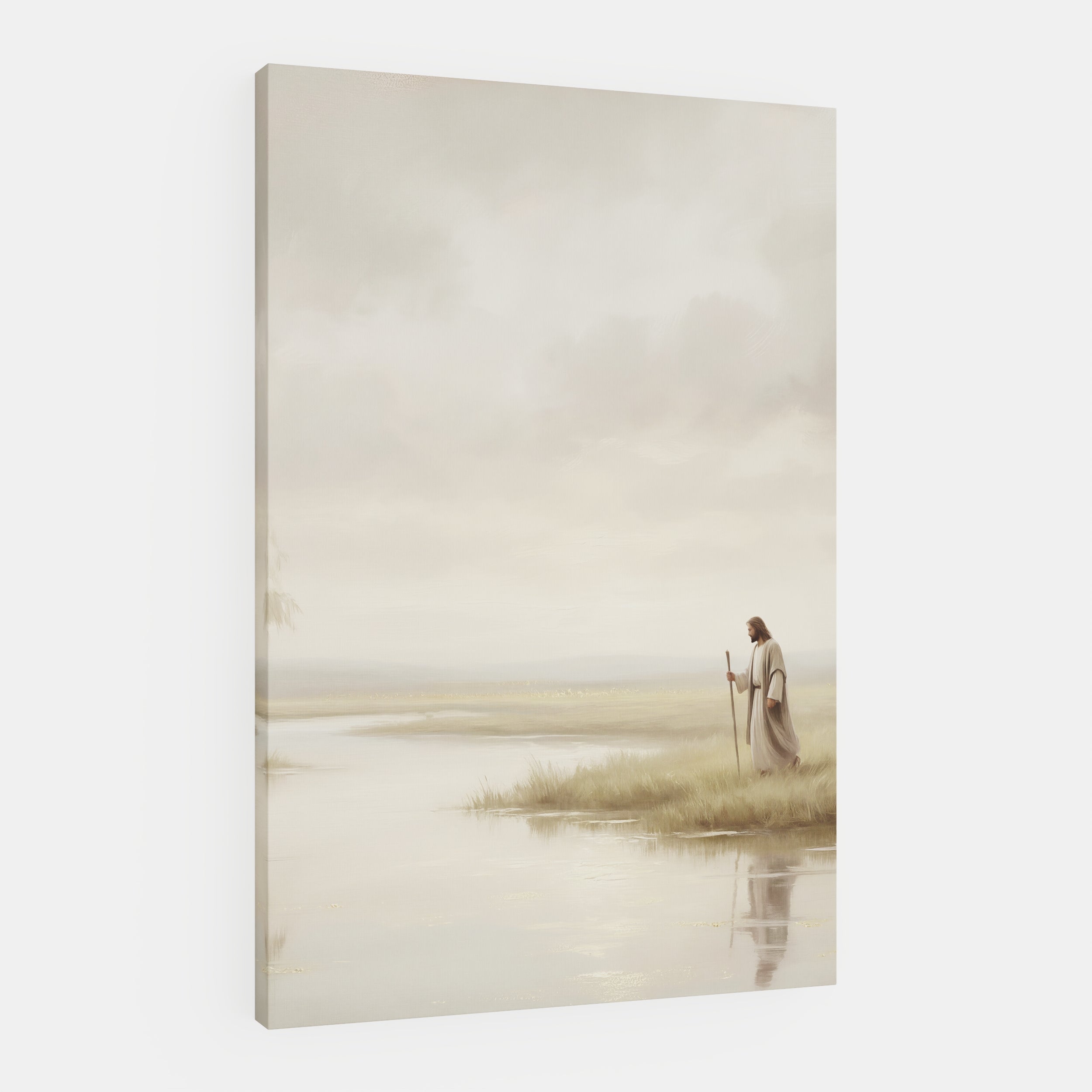 He Leads Me Beside Still Waters - Canvas