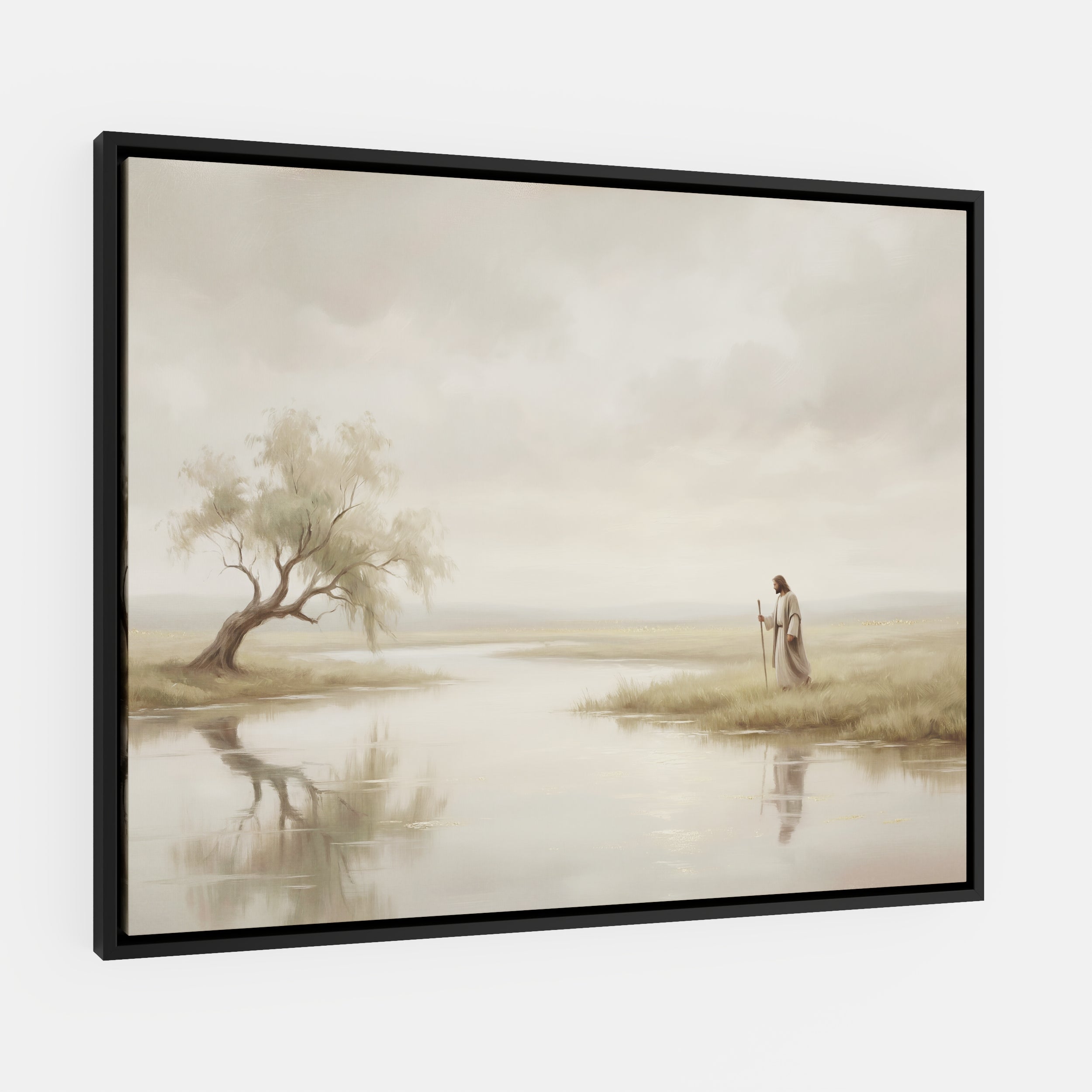 He Leads Me Beside Still Waters - Canvas