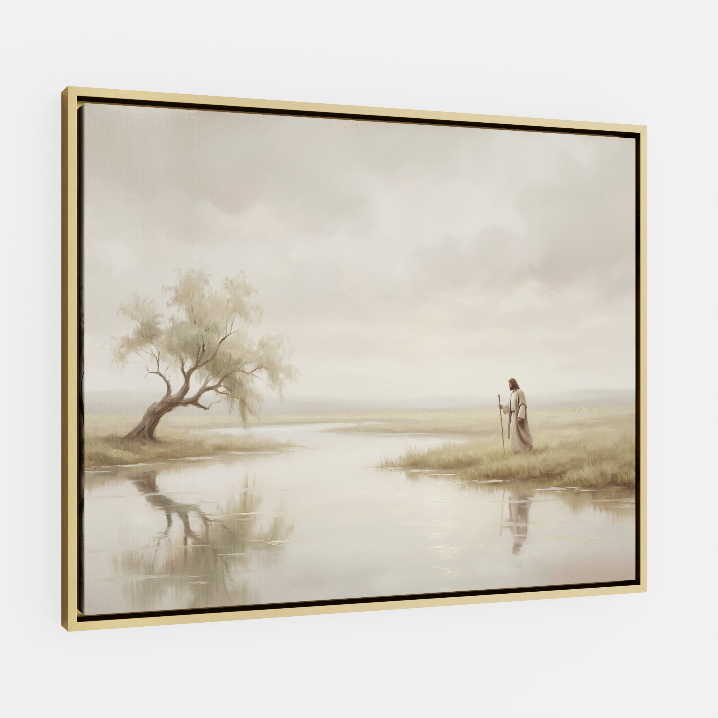 He Leads Me Beside Still Waters - Canvas