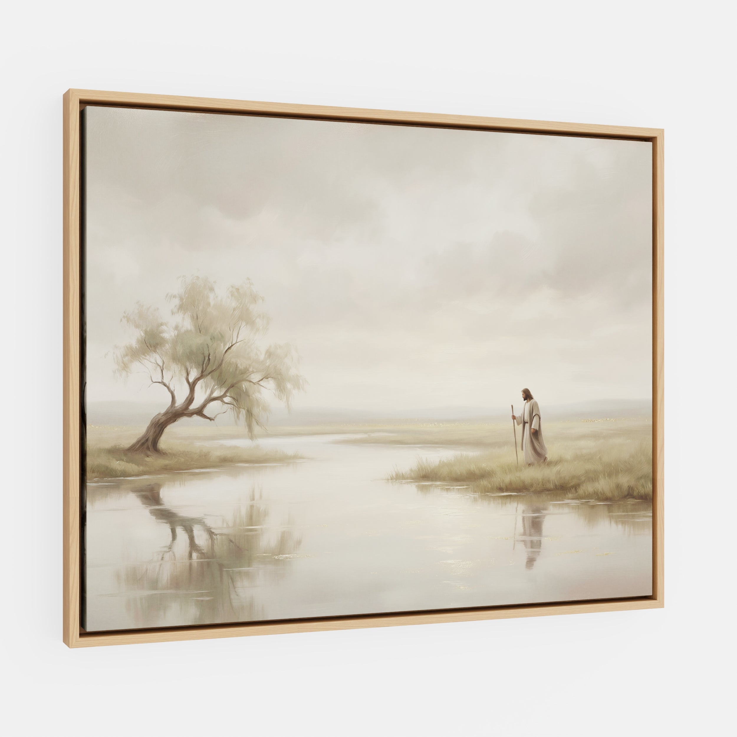 He Leads Me Beside Still Waters - Canvas