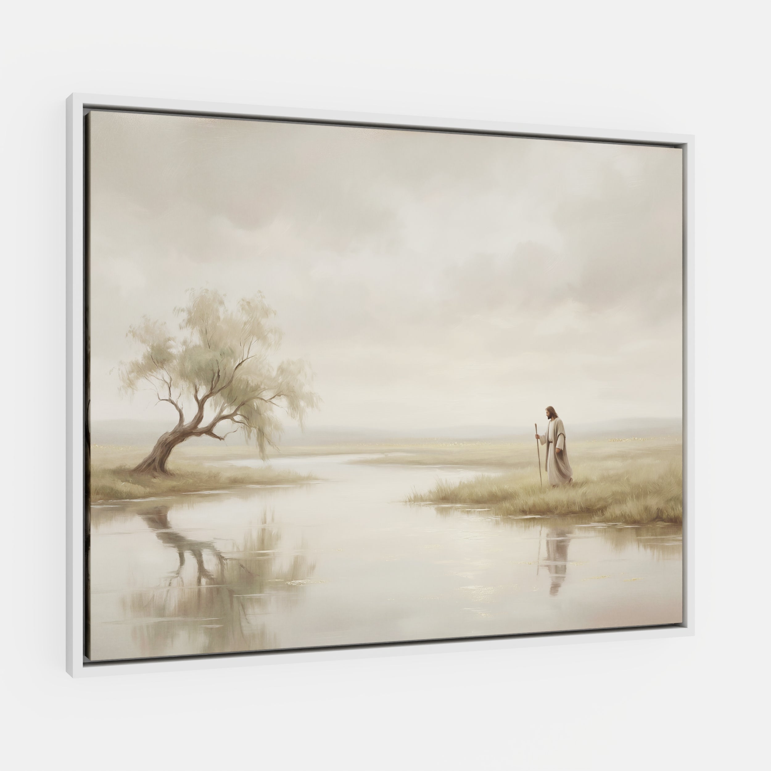 He Leads Me Beside Still Waters - Canvas