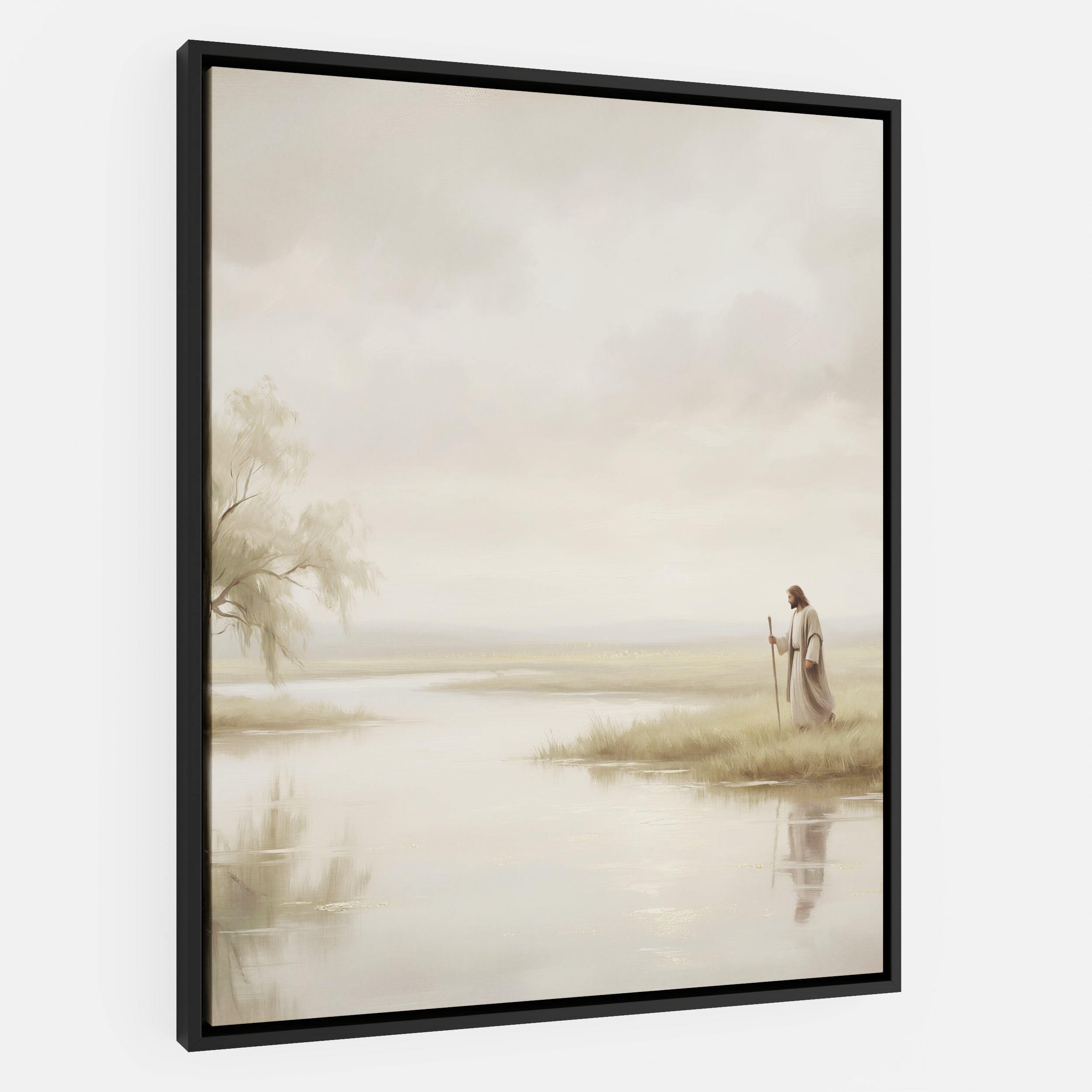 He Leads Me Beside Still Waters - Canvas