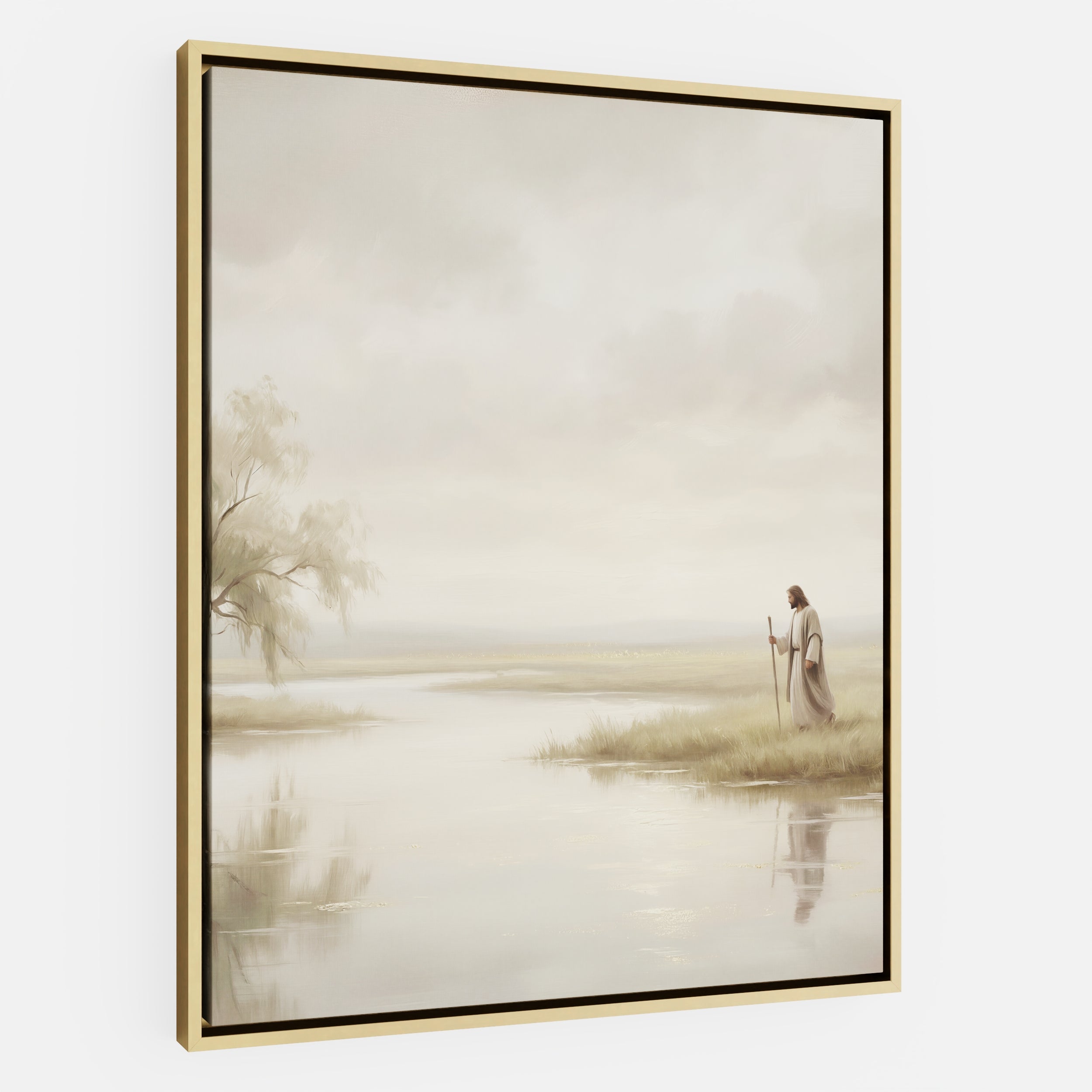 He Leads Me Beside Still Waters - Canvas