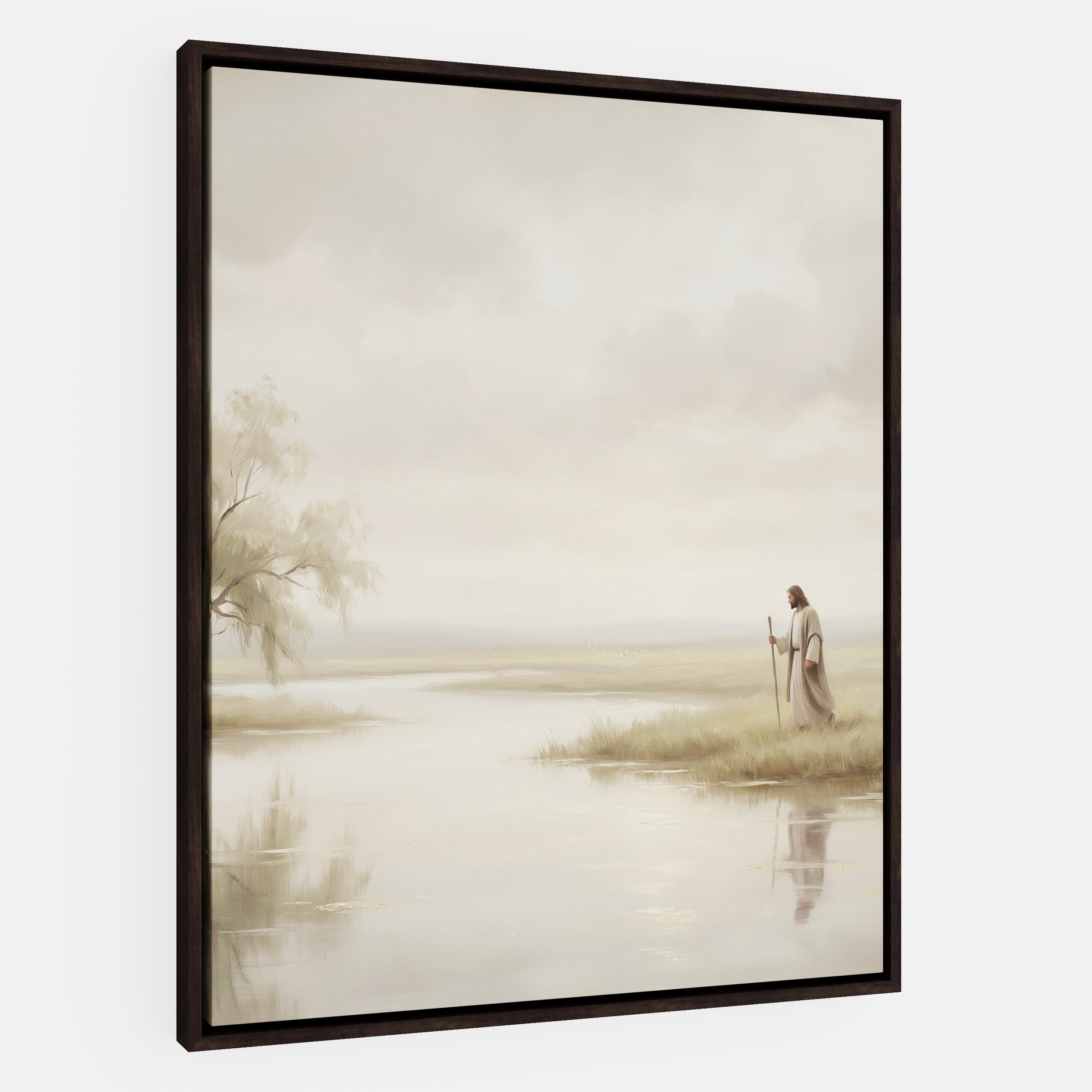 He Leads Me Beside Still Waters - Canvas