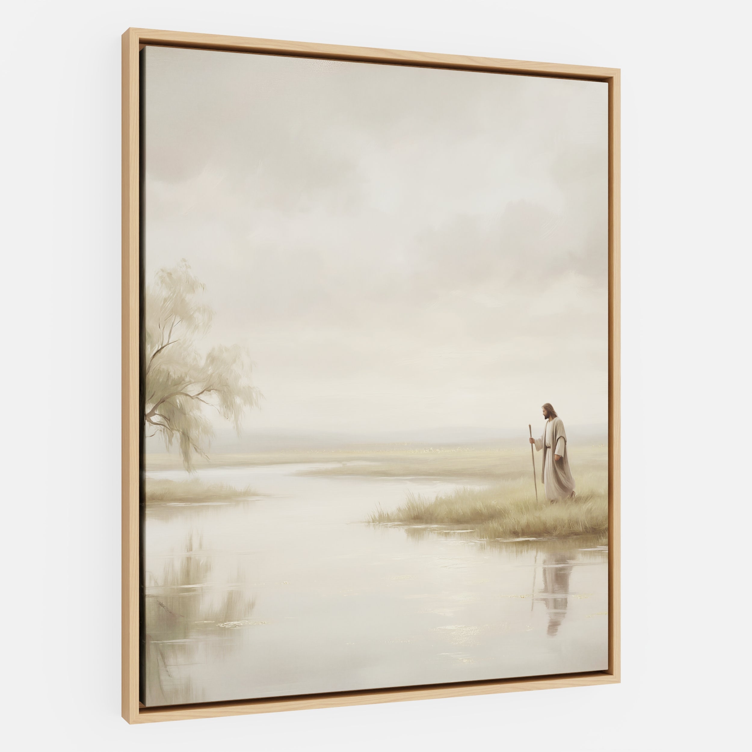 He Leads Me Beside Still Waters - Canvas