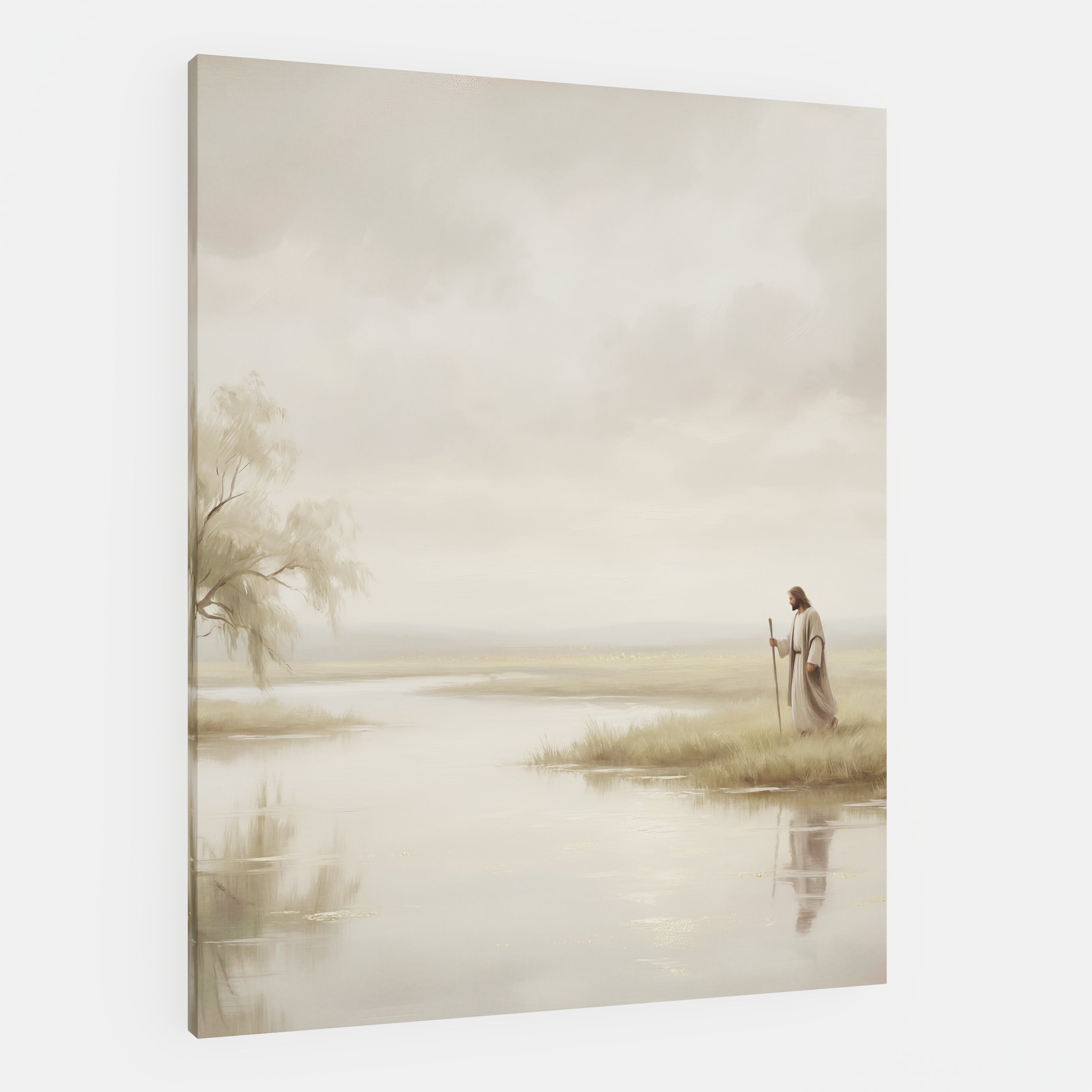 He Leads Me Beside Still Waters - Canvas