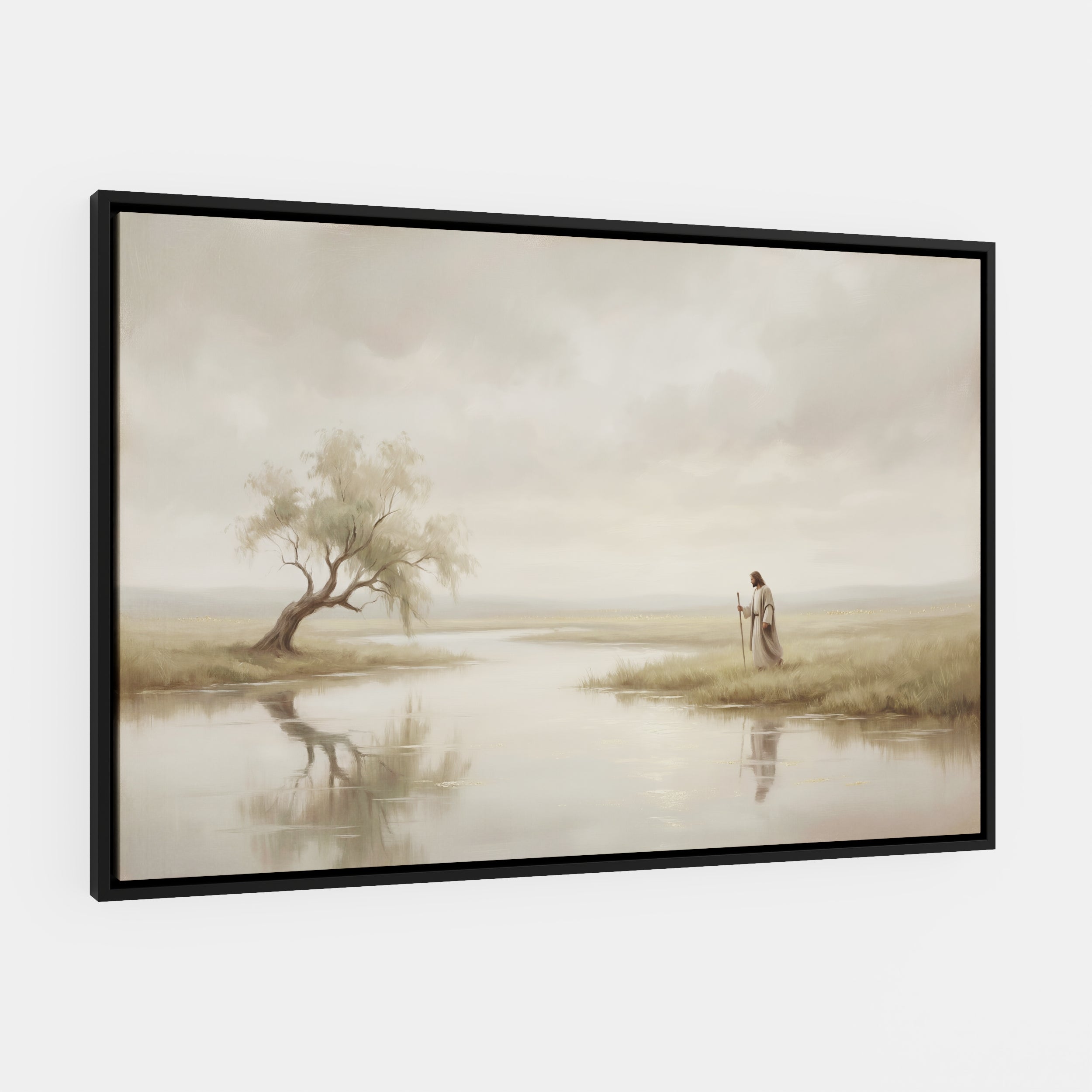 He Leads Me Beside Still Waters - Canvas