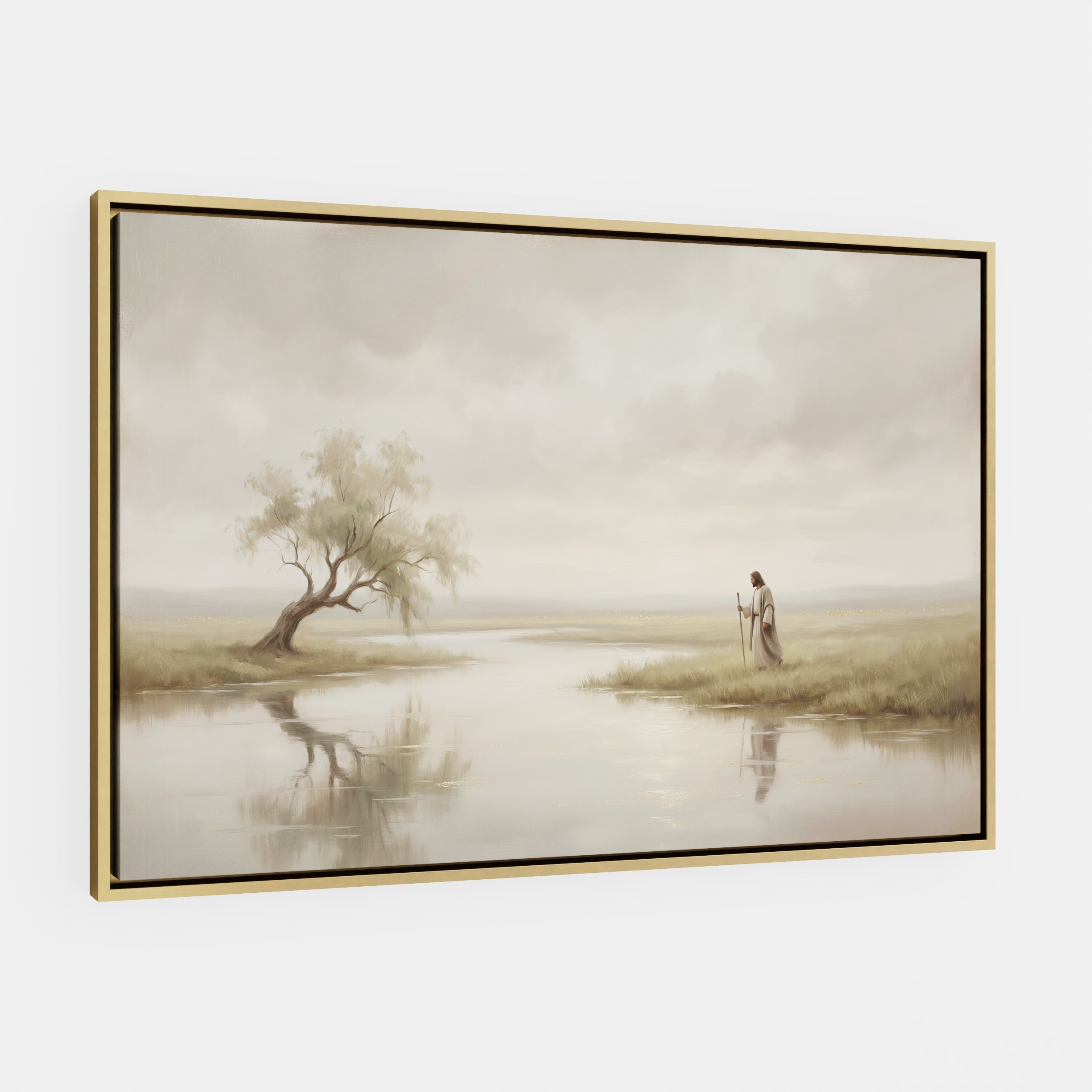 He Leads Me Beside Still Waters - Canvas