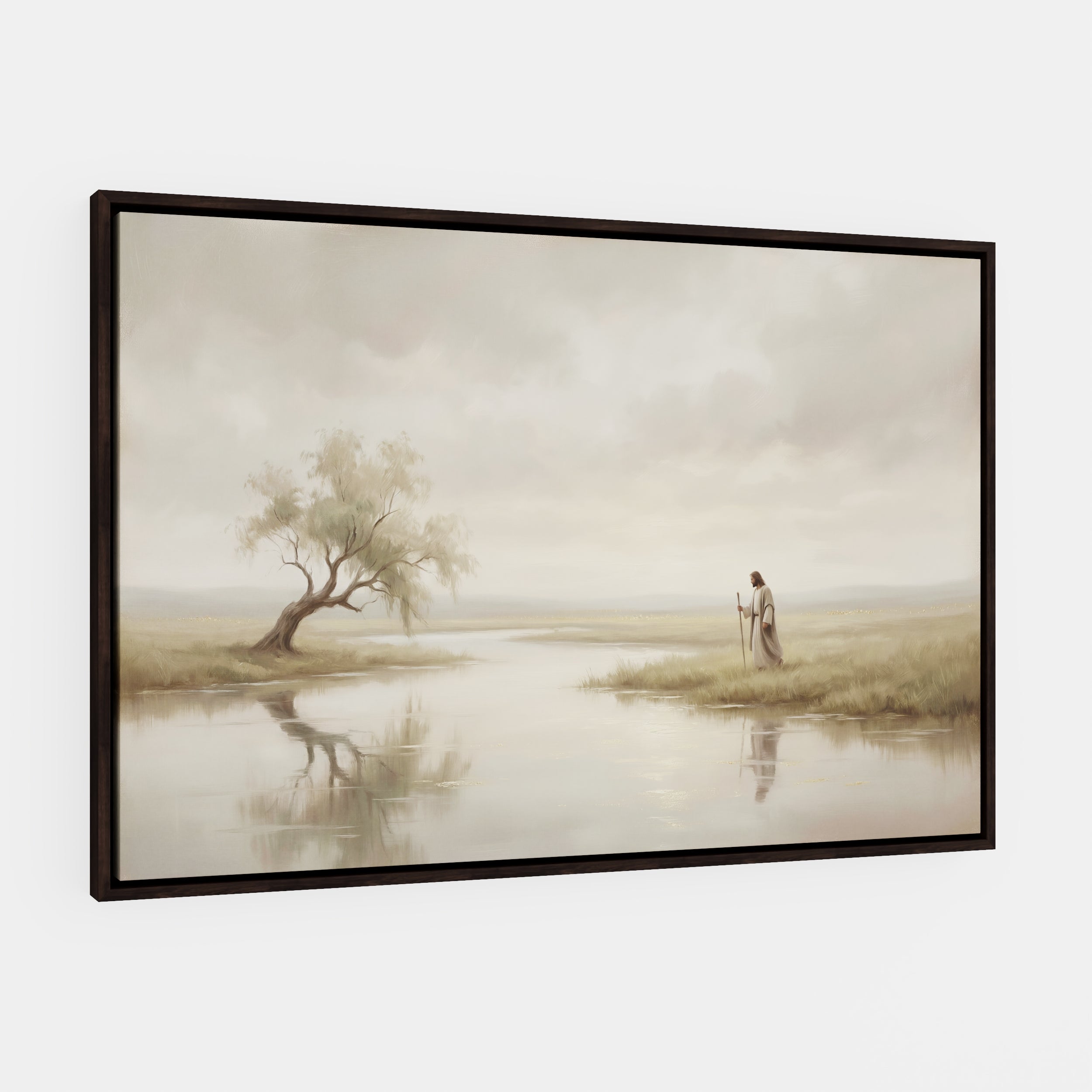 He Leads Me Beside Still Waters - Canvas