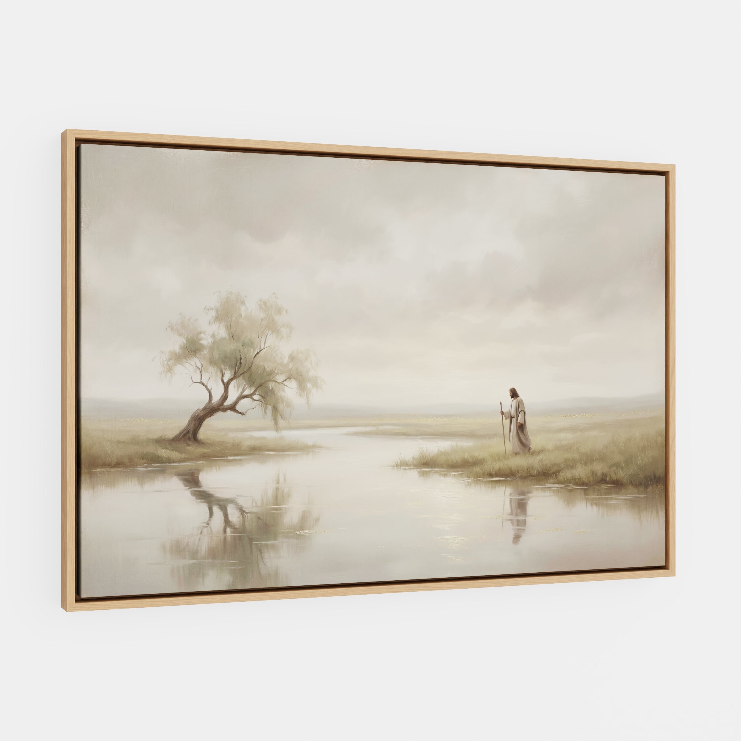 He Leads Me Beside Still Waters - Canvas