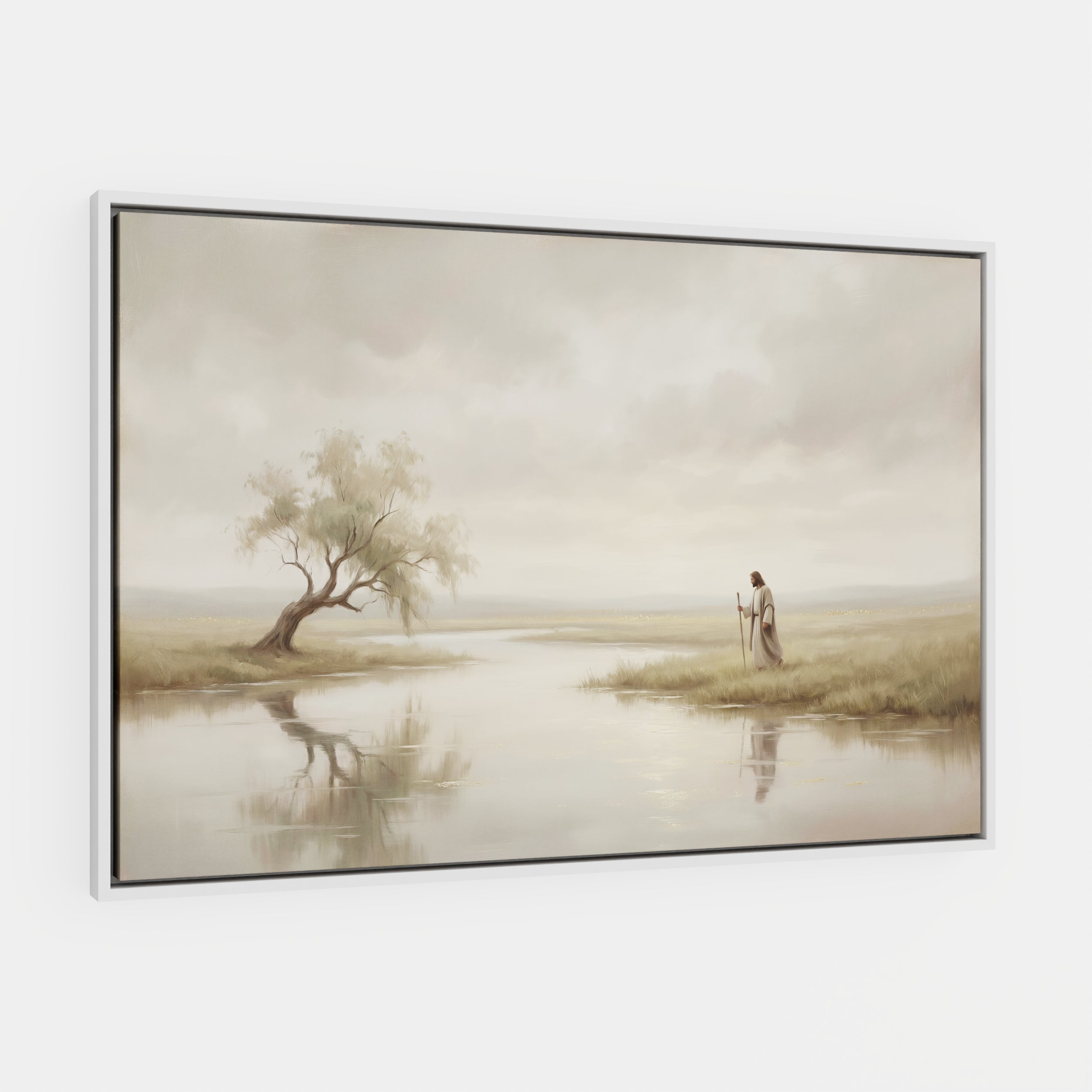 He Leads Me Beside Still Waters - Canvas