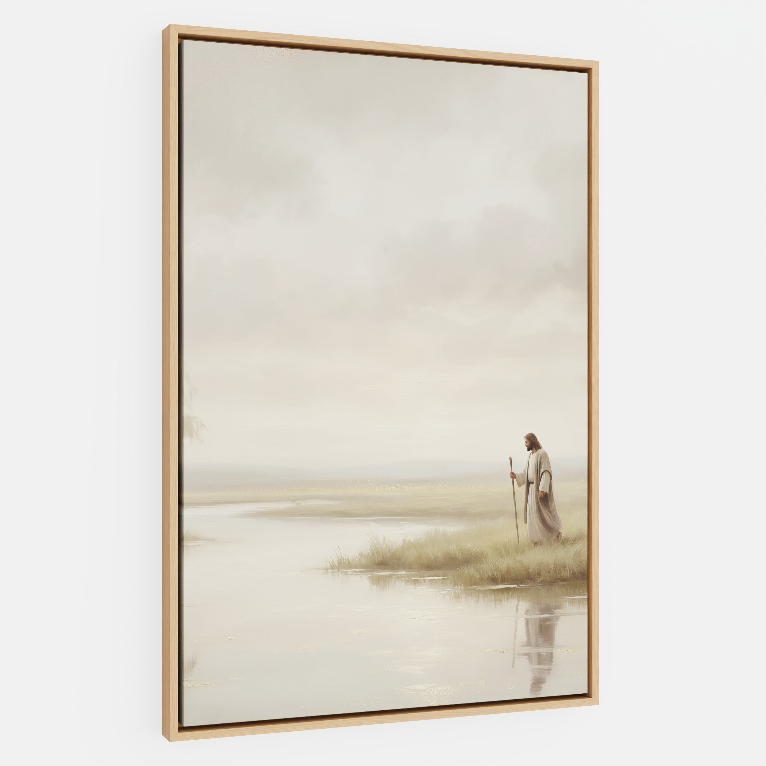 He Leads Me Beside Still Waters - Canvas
