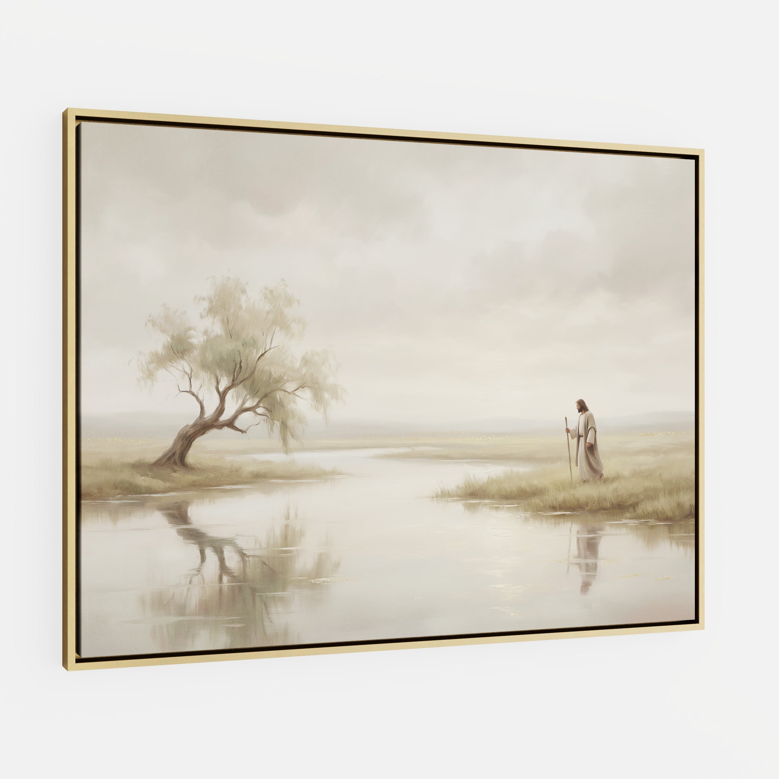 He Leads Me Beside Still Waters - Canvas