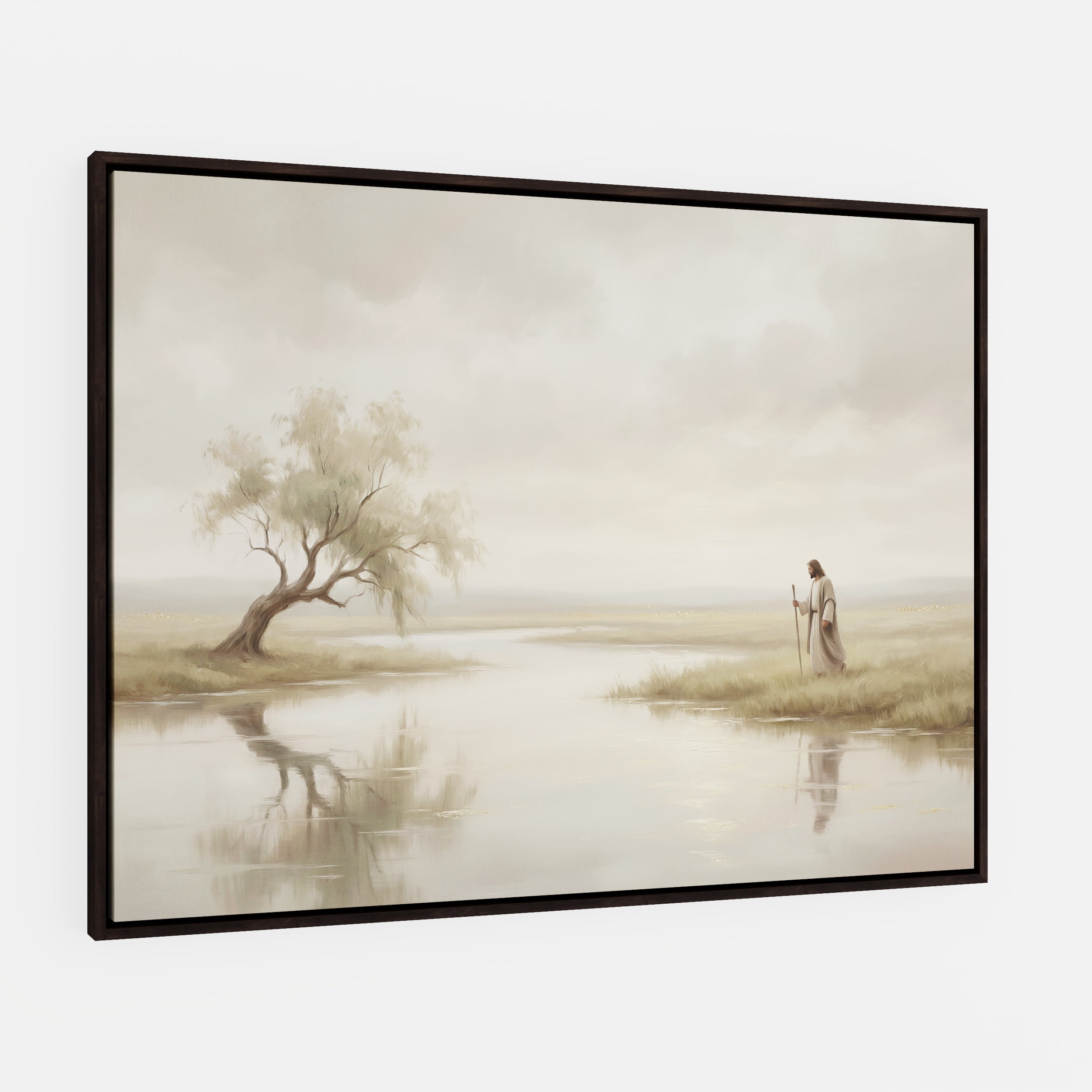 He Leads Me Beside Still Waters - Canvas