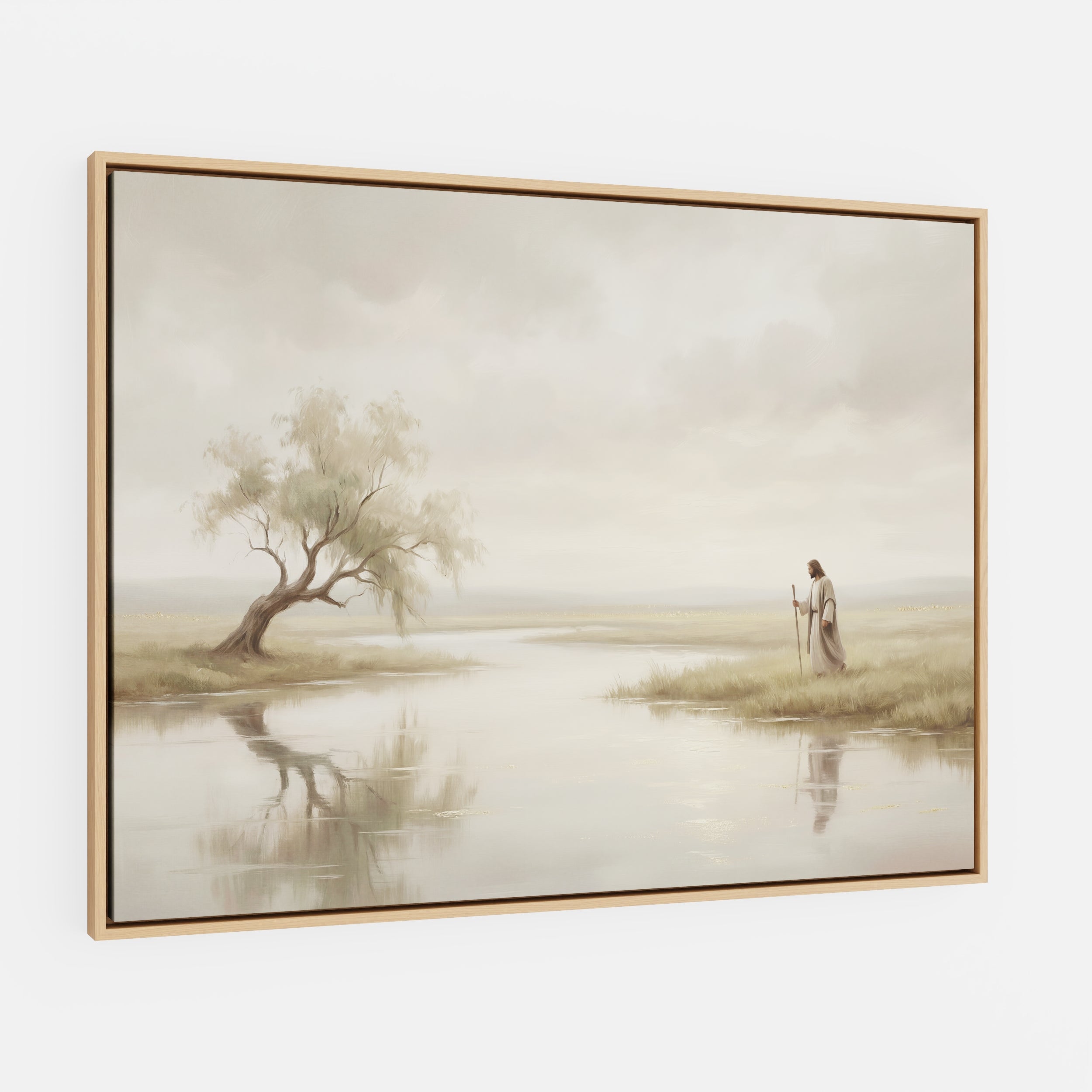 He Leads Me Beside Still Waters - Canvas