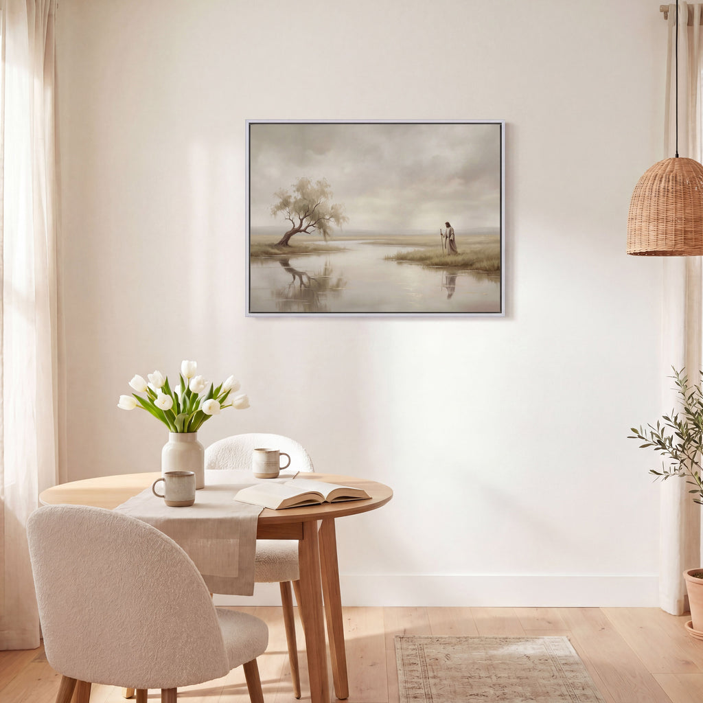 He Leads Me Beside Still Waters - Canvas