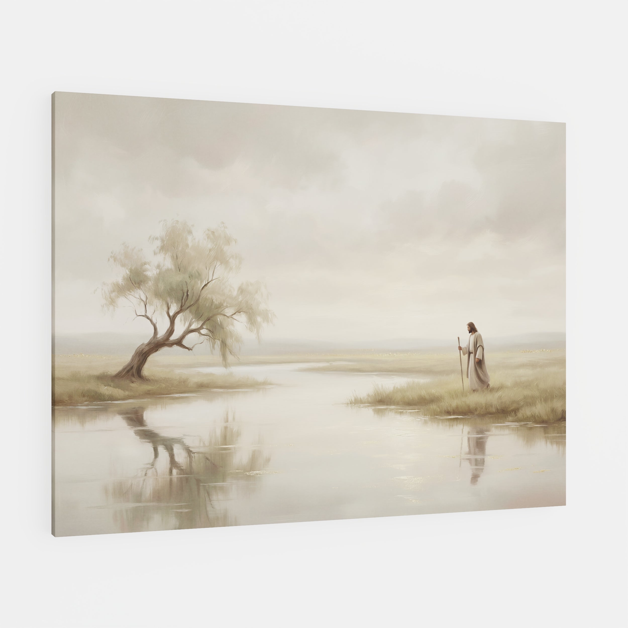 He Leads Me Beside Still Waters - Canvas