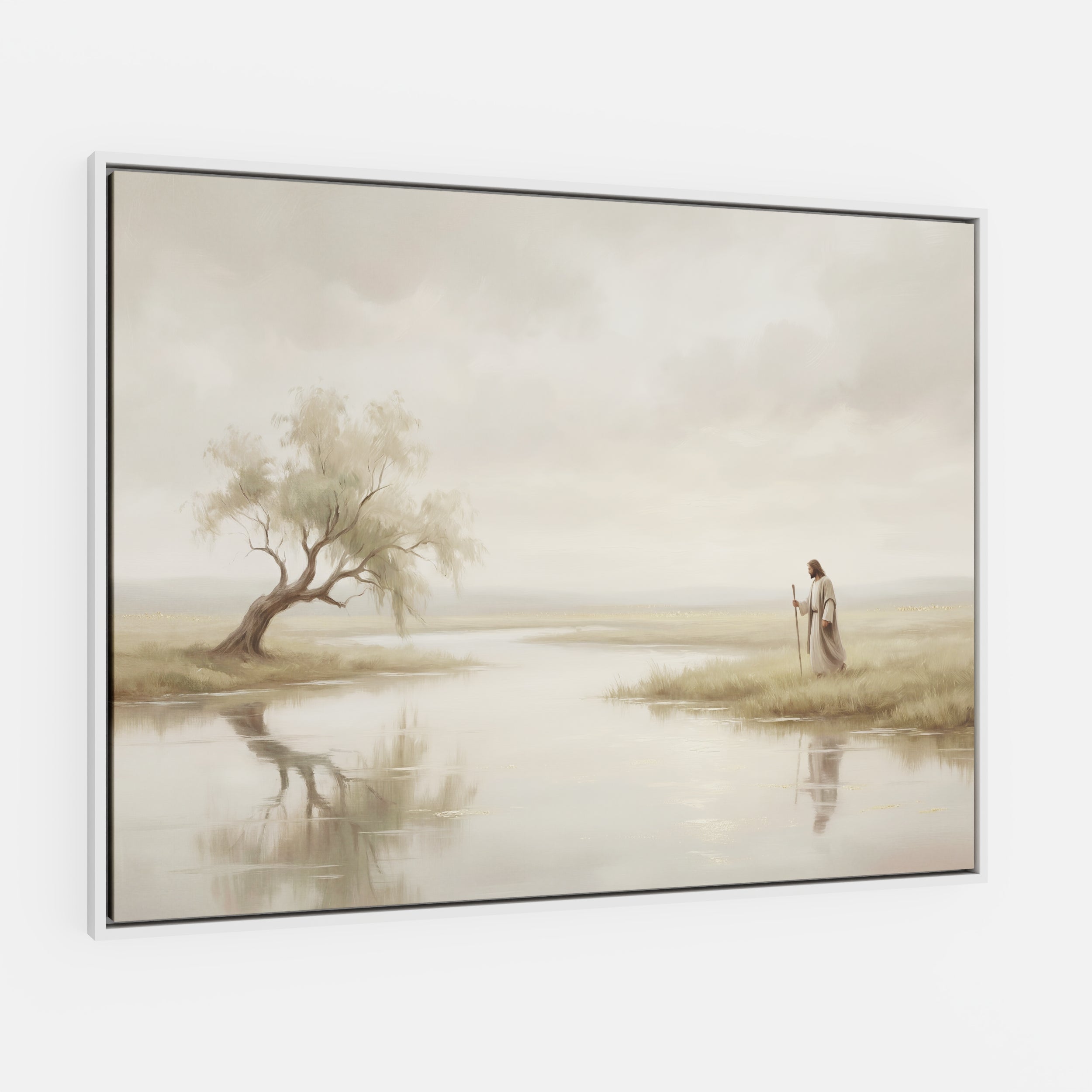 He Leads Me Beside Still Waters - Canvas