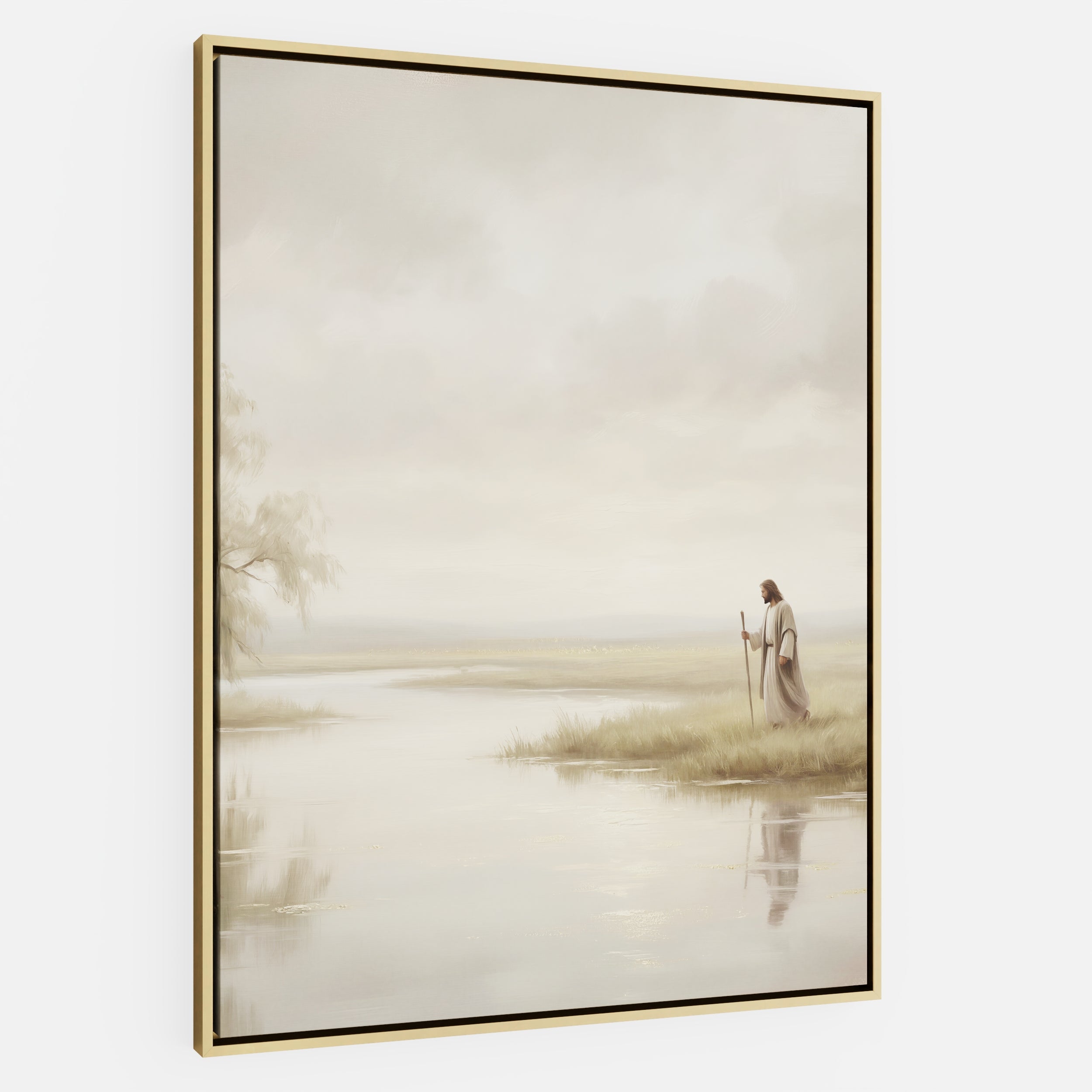 He Leads Me Beside Still Waters - Canvas