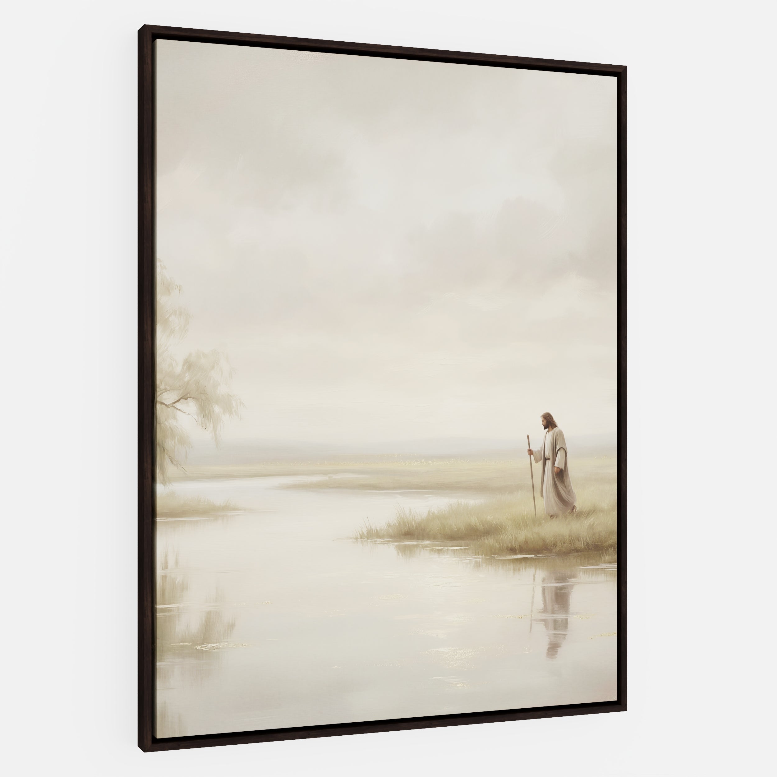He Leads Me Beside Still Waters - Canvas