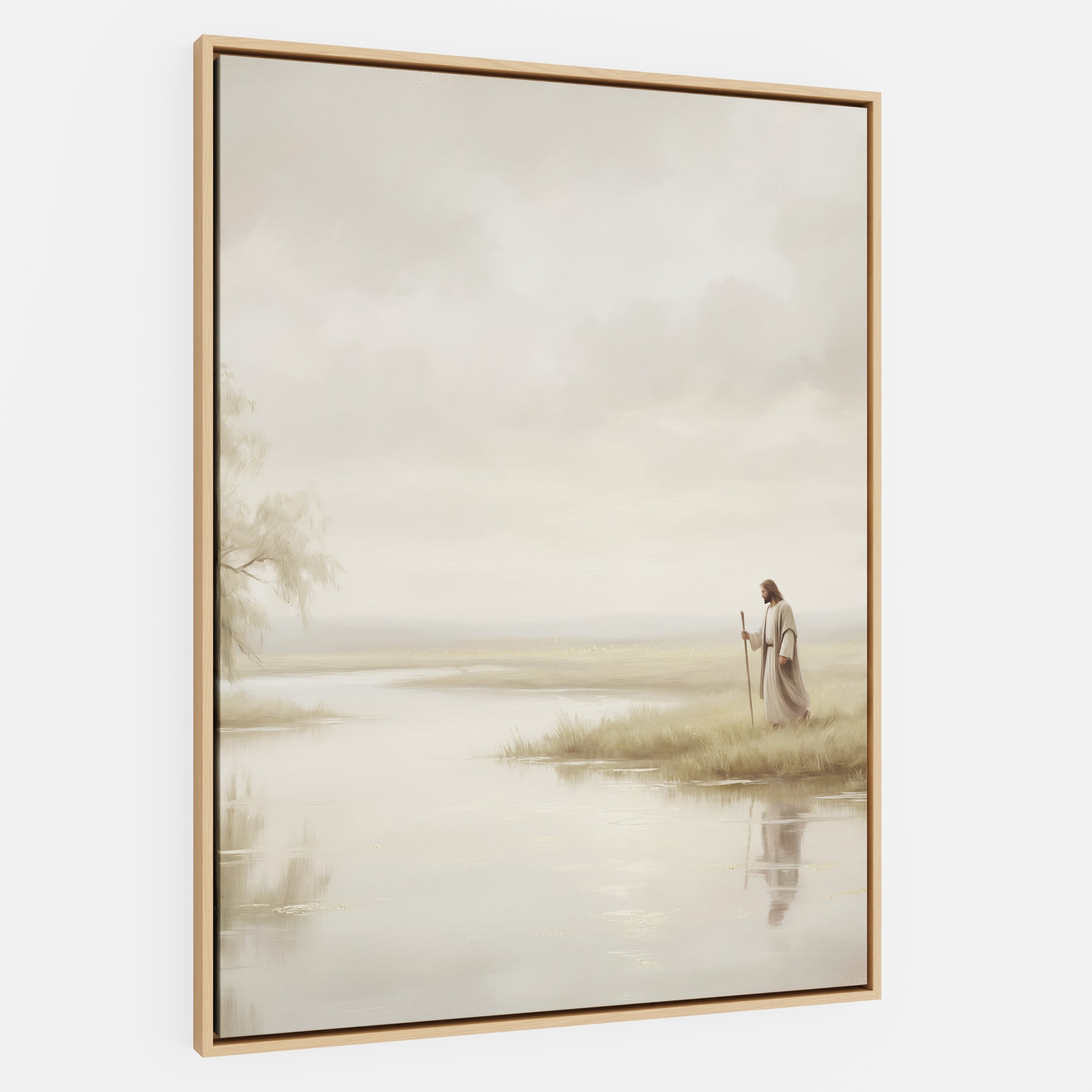 He Leads Me Beside Still Waters - Canvas