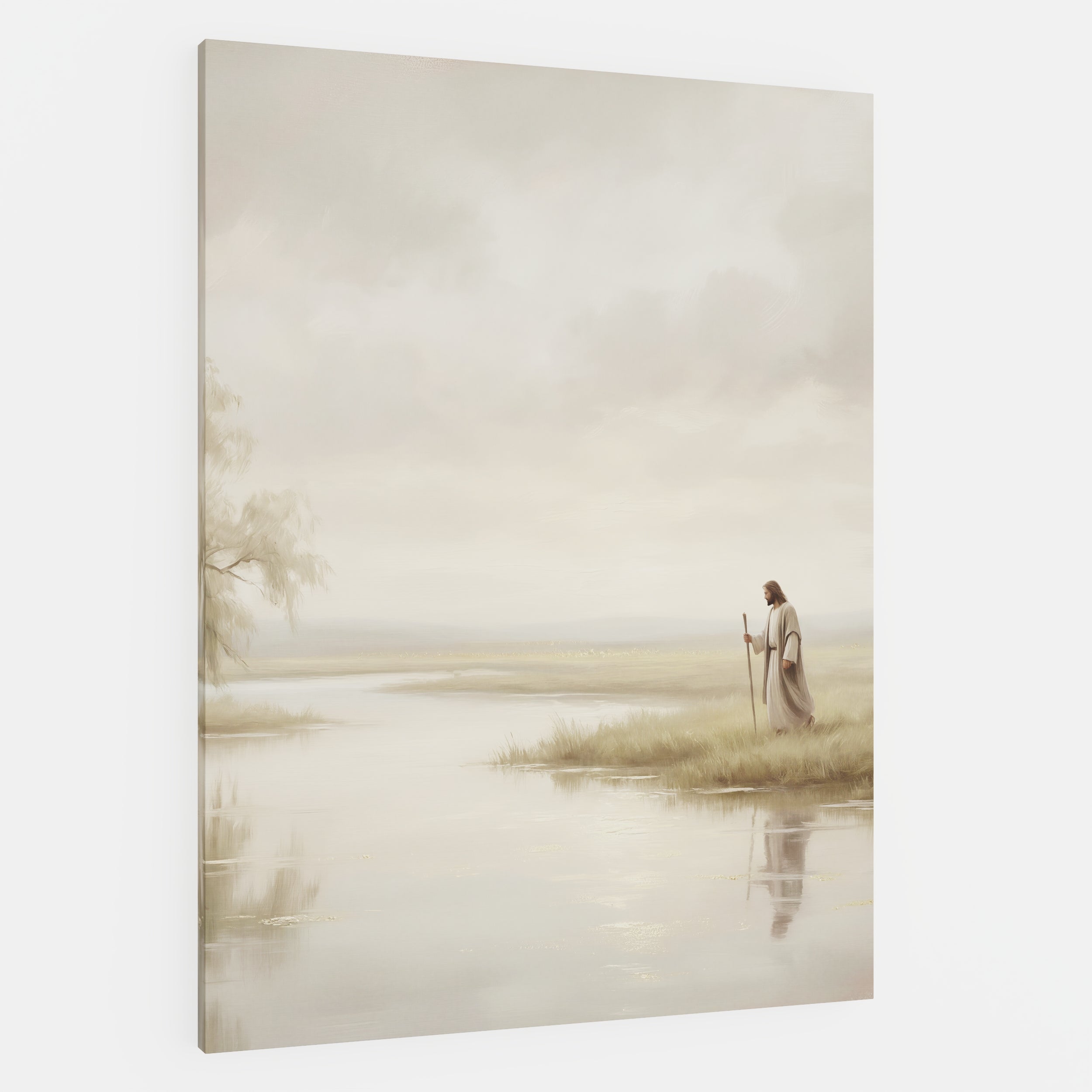 He Leads Me Beside Still Waters - Canvas