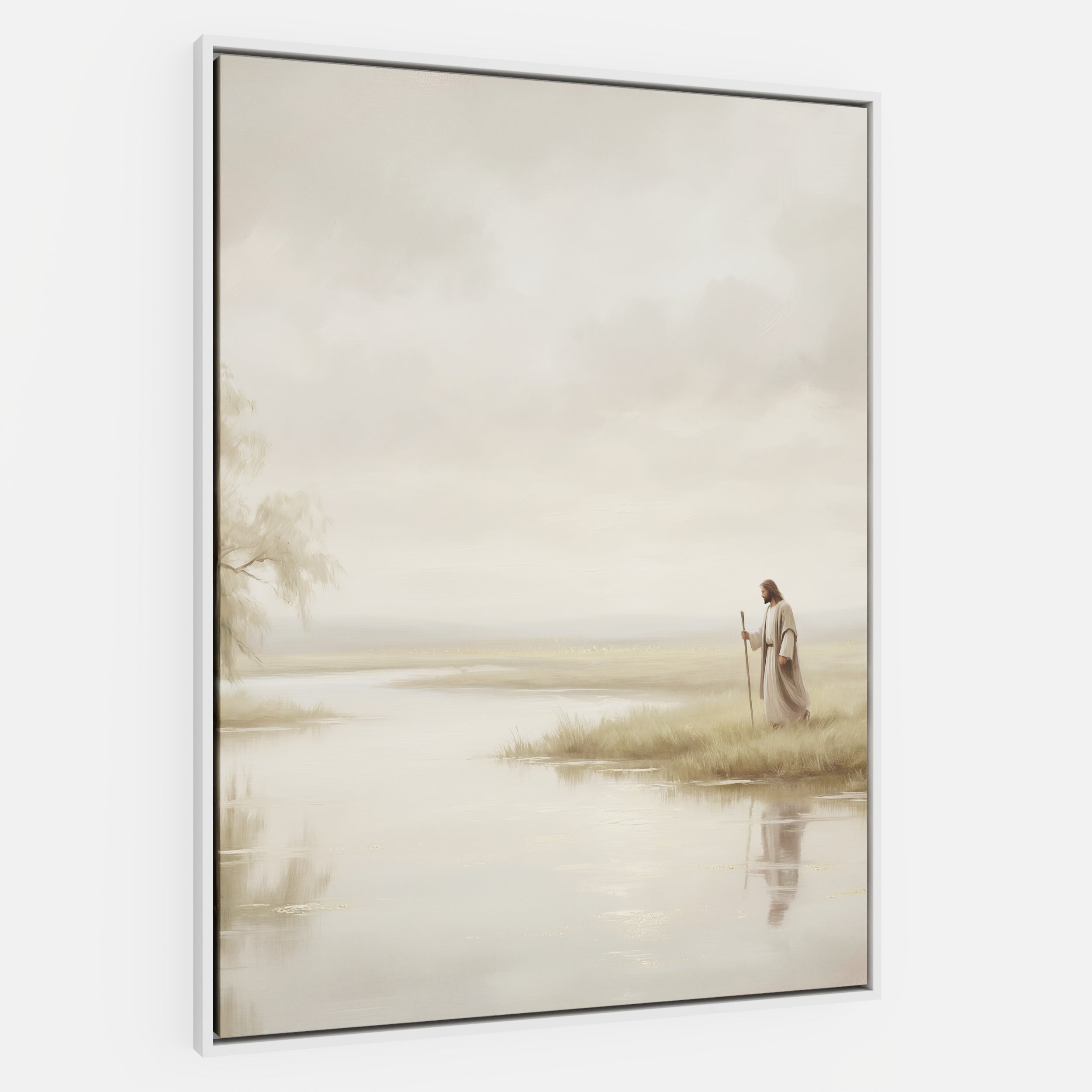 He Leads Me Beside Still Waters - Canvas