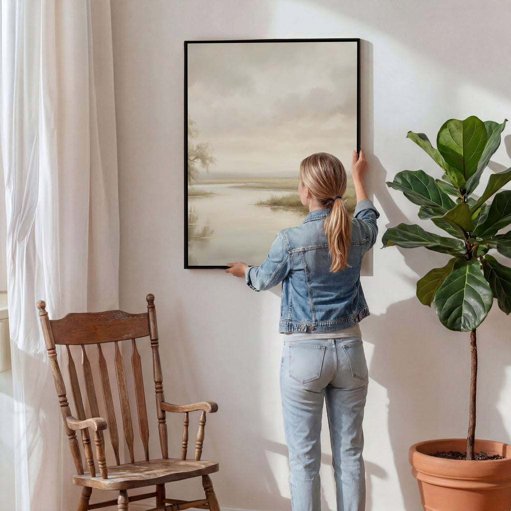 He Leads Me Beside Still Waters - Canvas