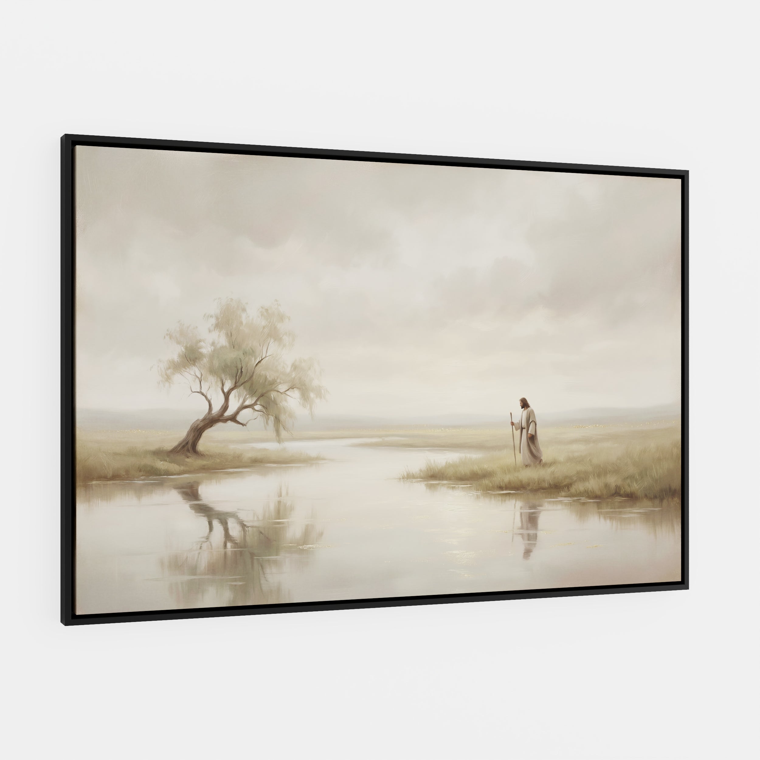 He Leads Me Beside Still Waters - Canvas