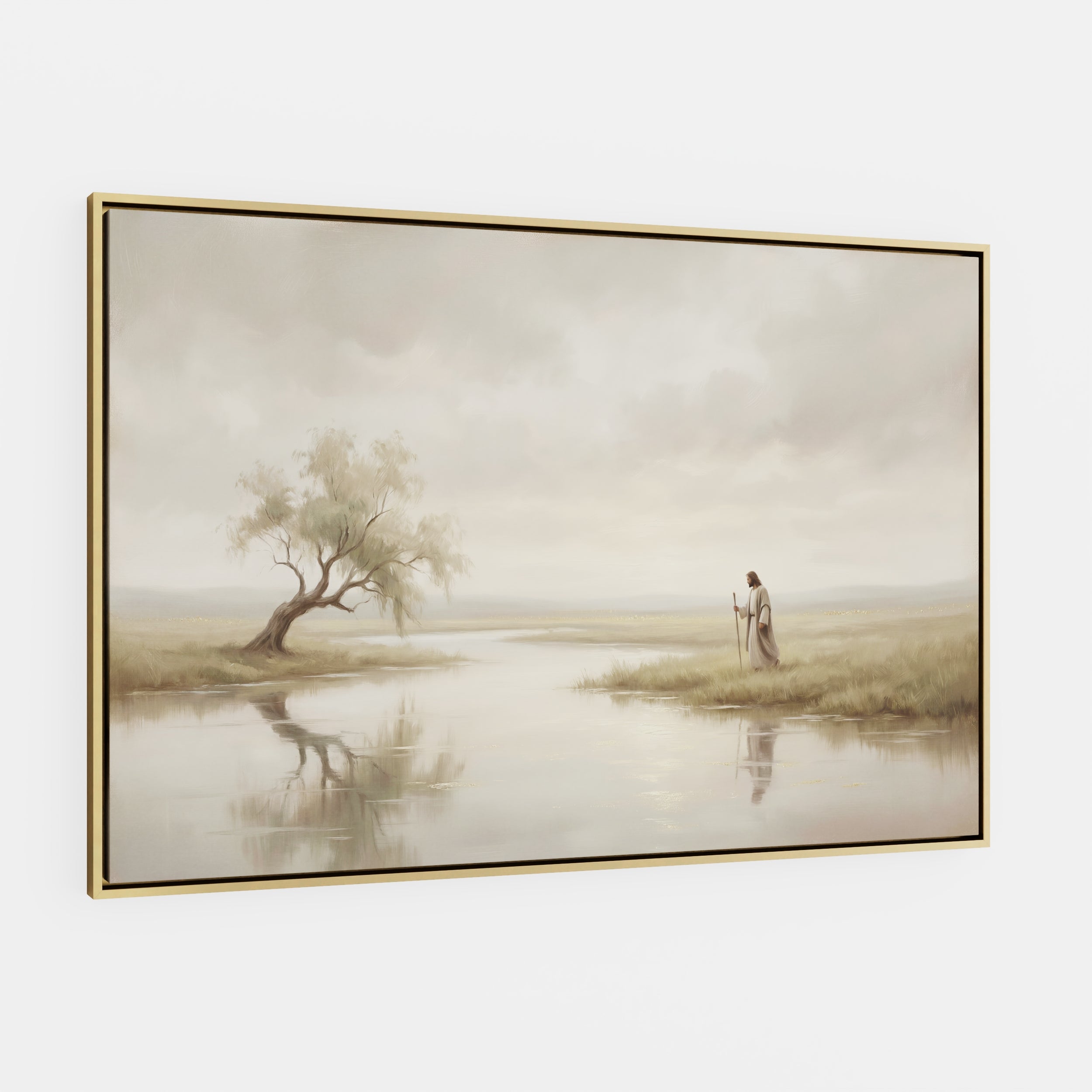 He Leads Me Beside Still Waters - Canvas