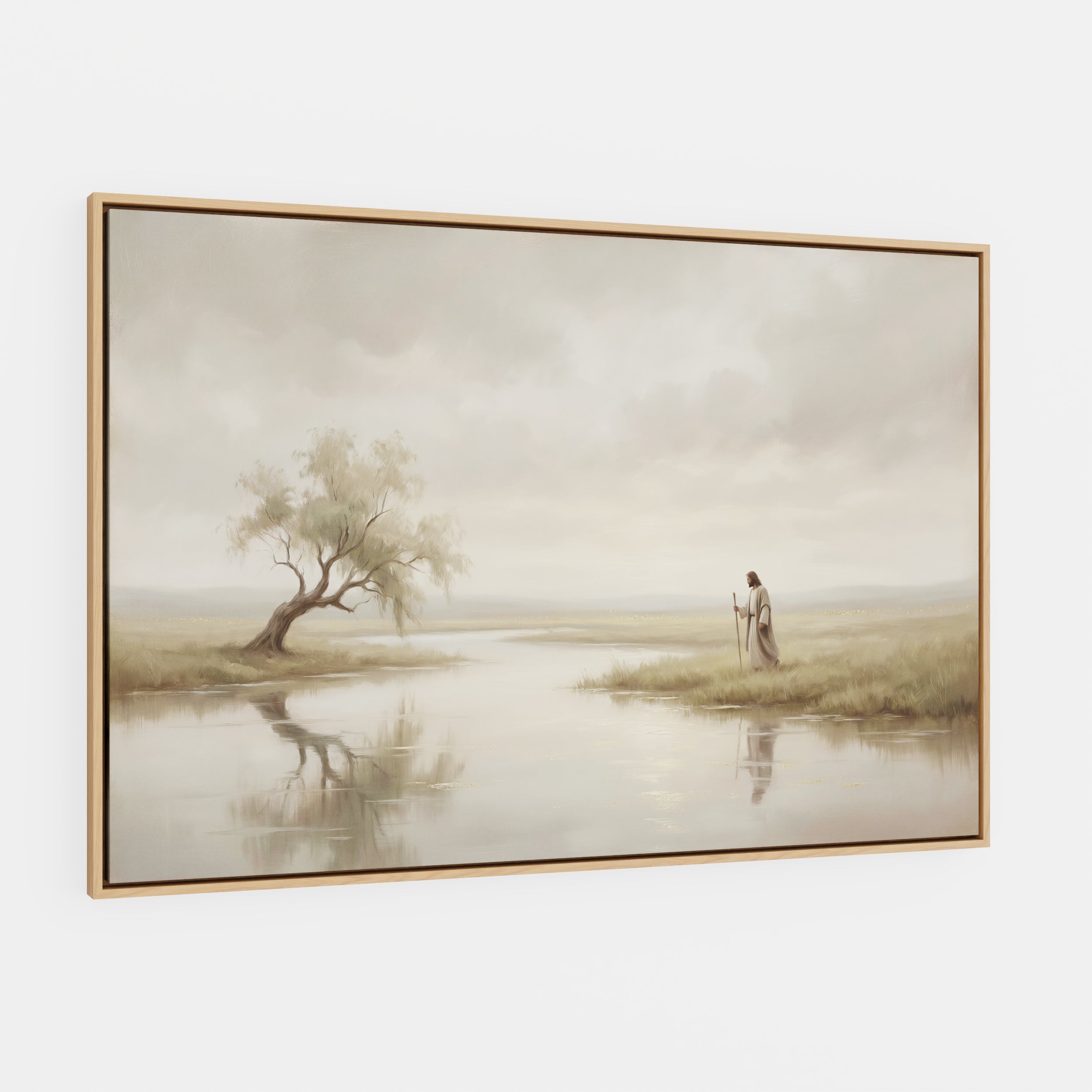 He Leads Me Beside Still Waters - Canvas