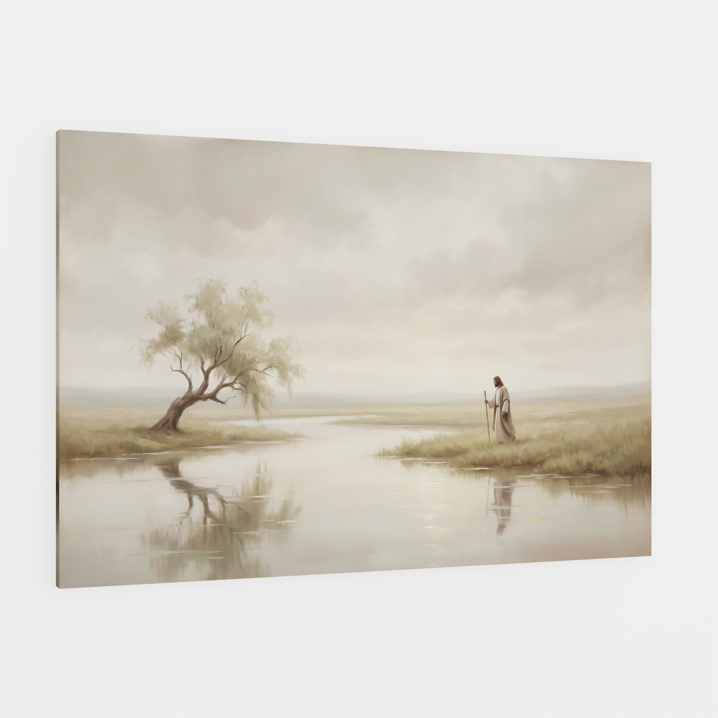 He Leads Me Beside Still Waters - Canvas