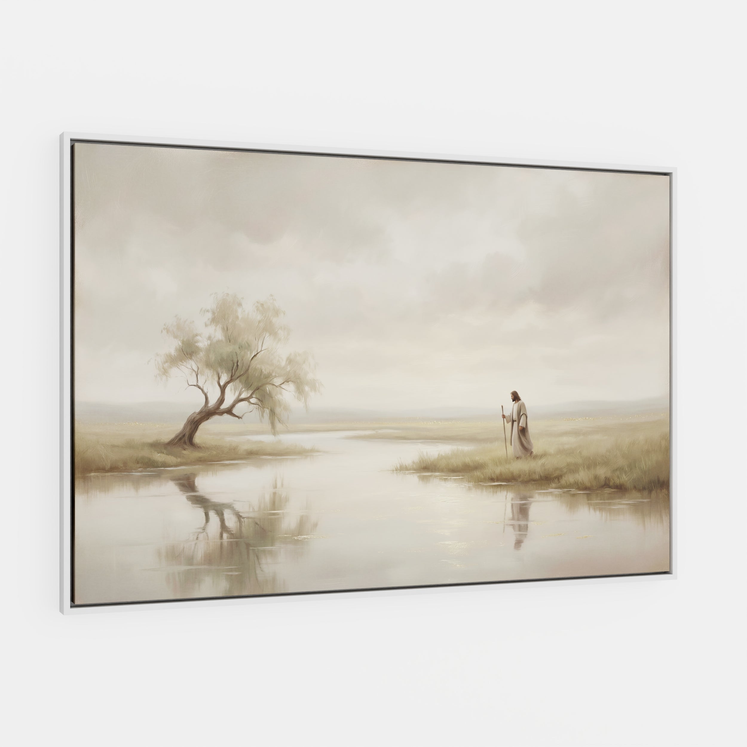 He Leads Me Beside Still Waters - Canvas