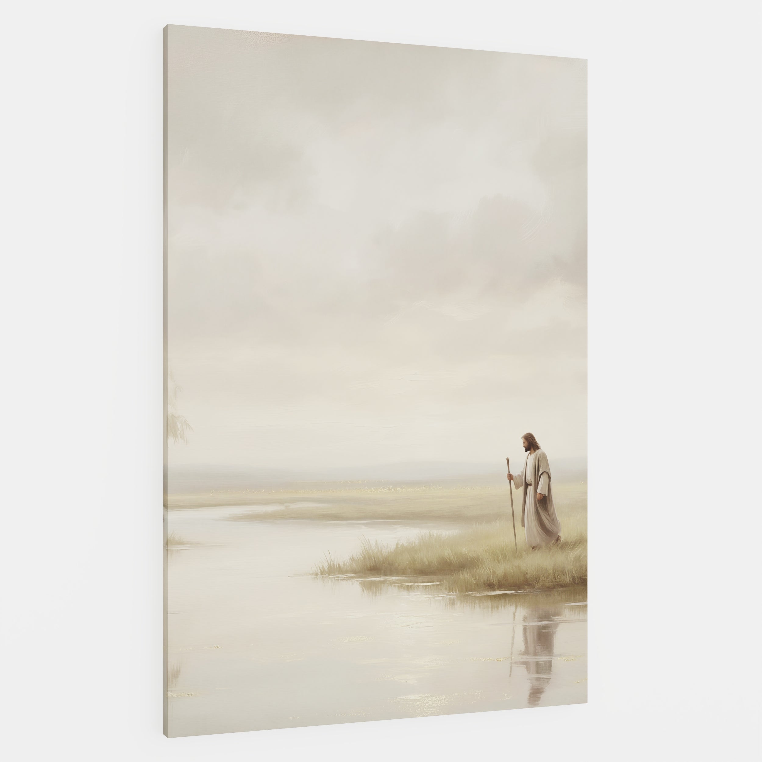 He Leads Me Beside Still Waters - Canvas