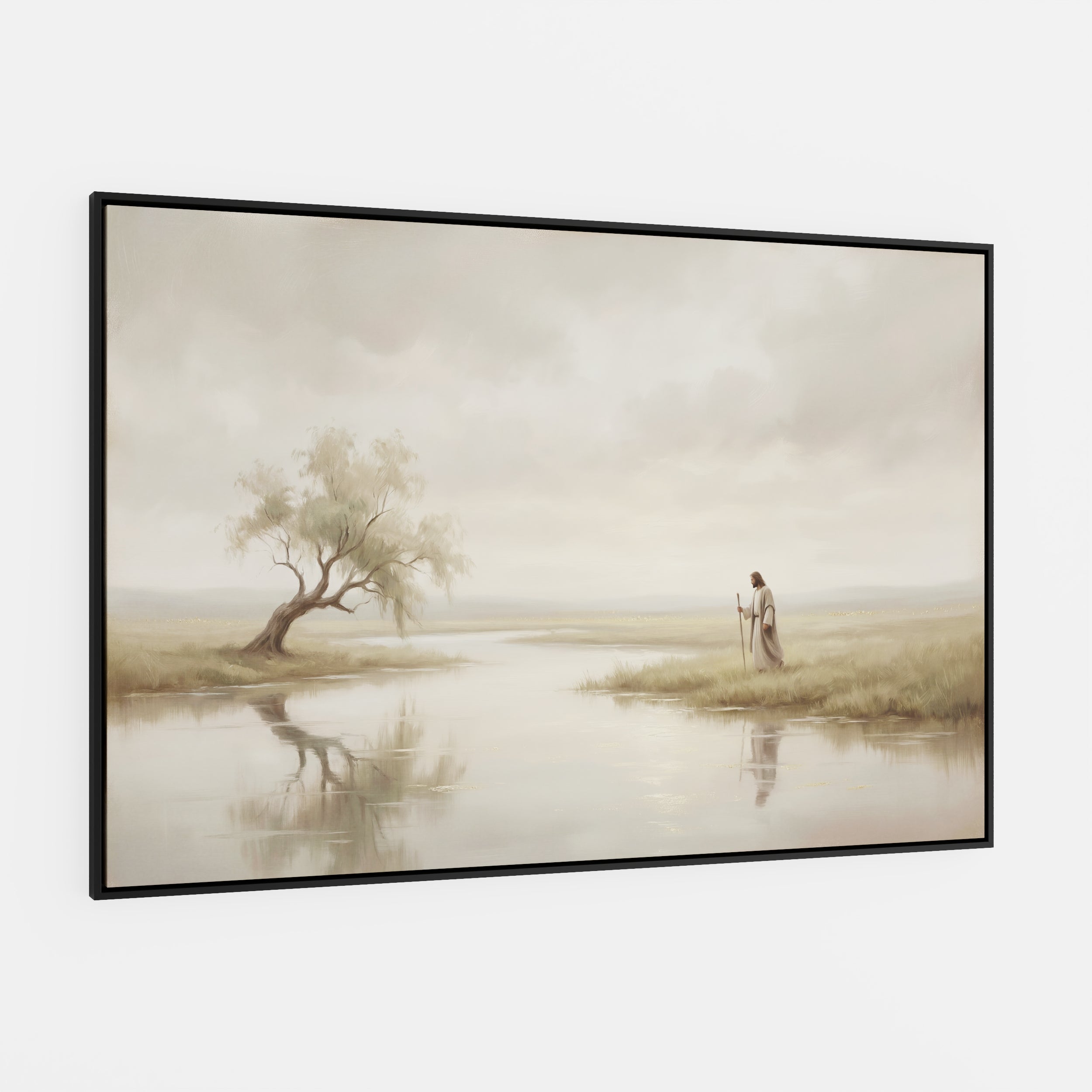 He Leads Me Beside Still Waters - Canvas