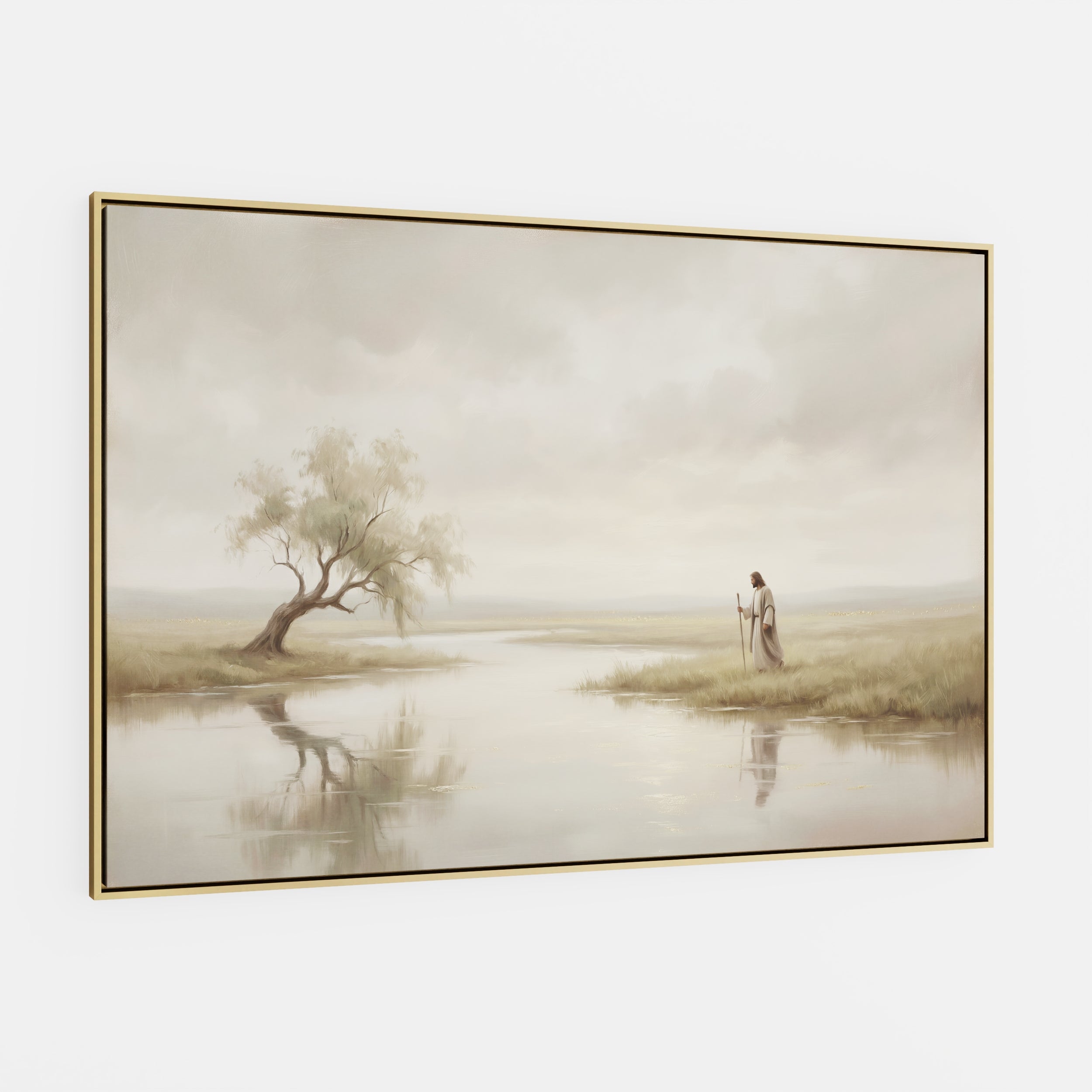 He Leads Me Beside Still Waters - Canvas