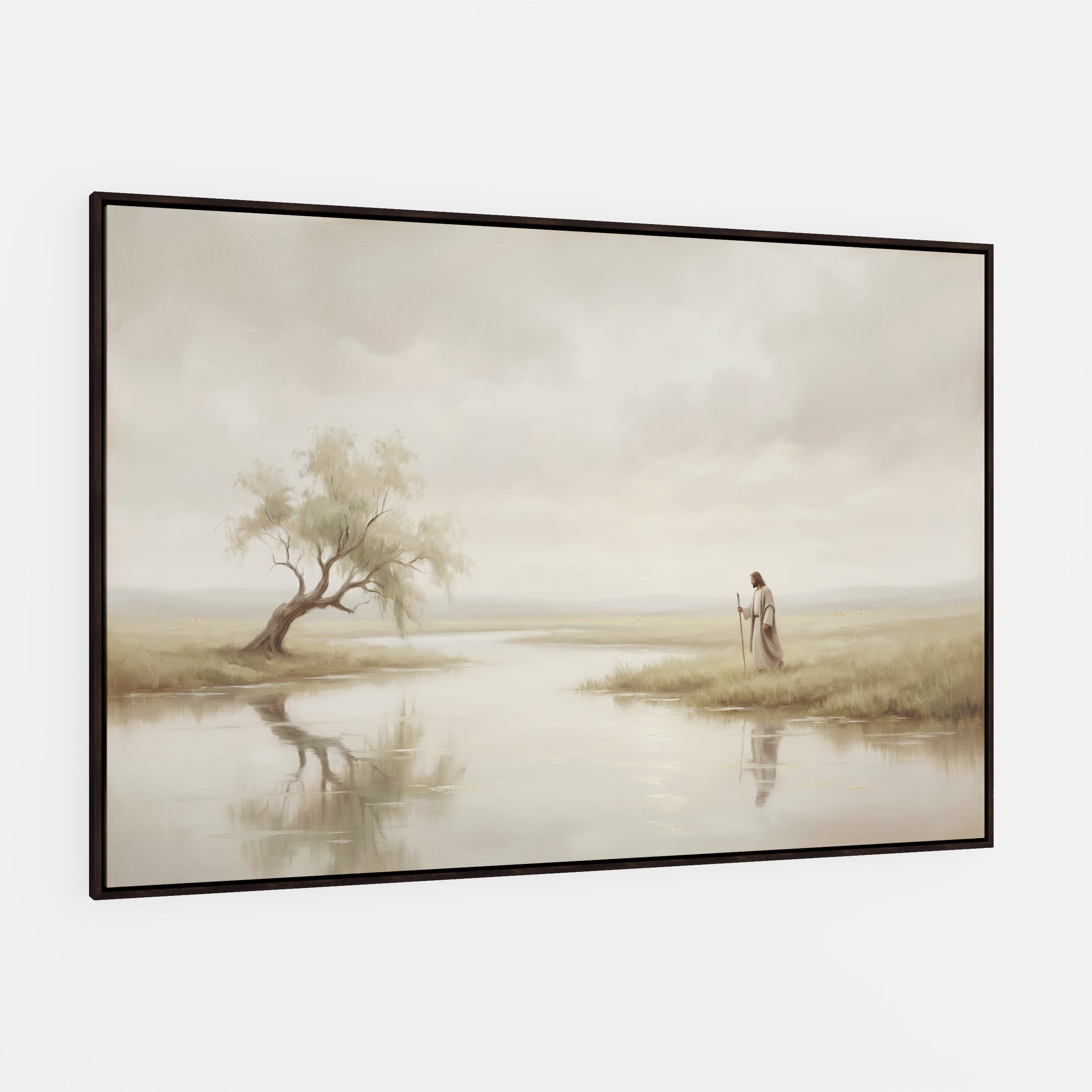 He Leads Me Beside Still Waters - Canvas