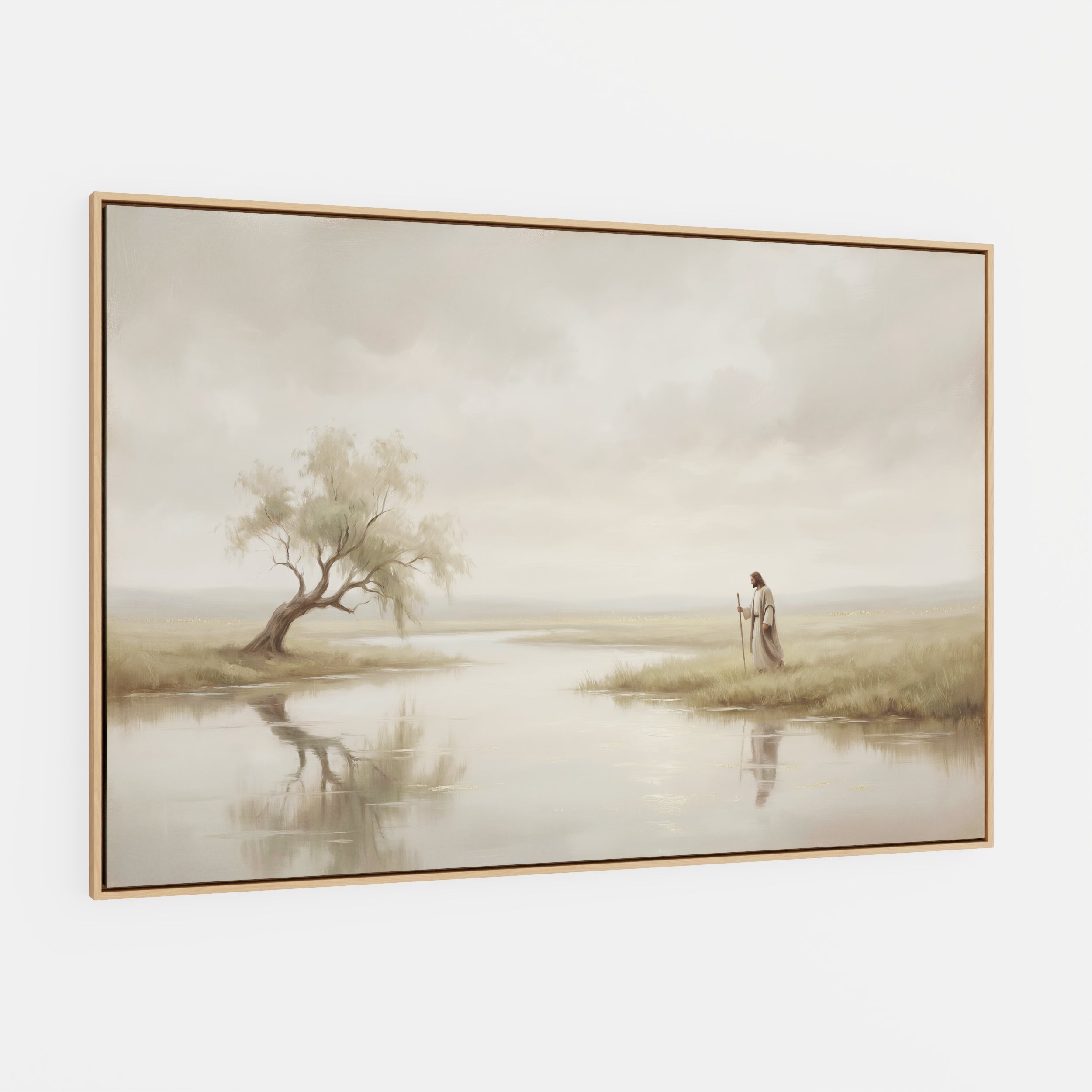 He Leads Me Beside Still Waters - Canvas