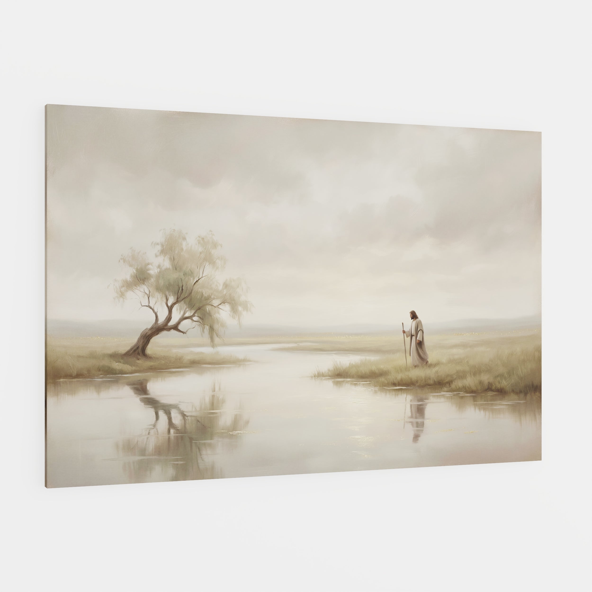 He Leads Me Beside Still Waters - Canvas