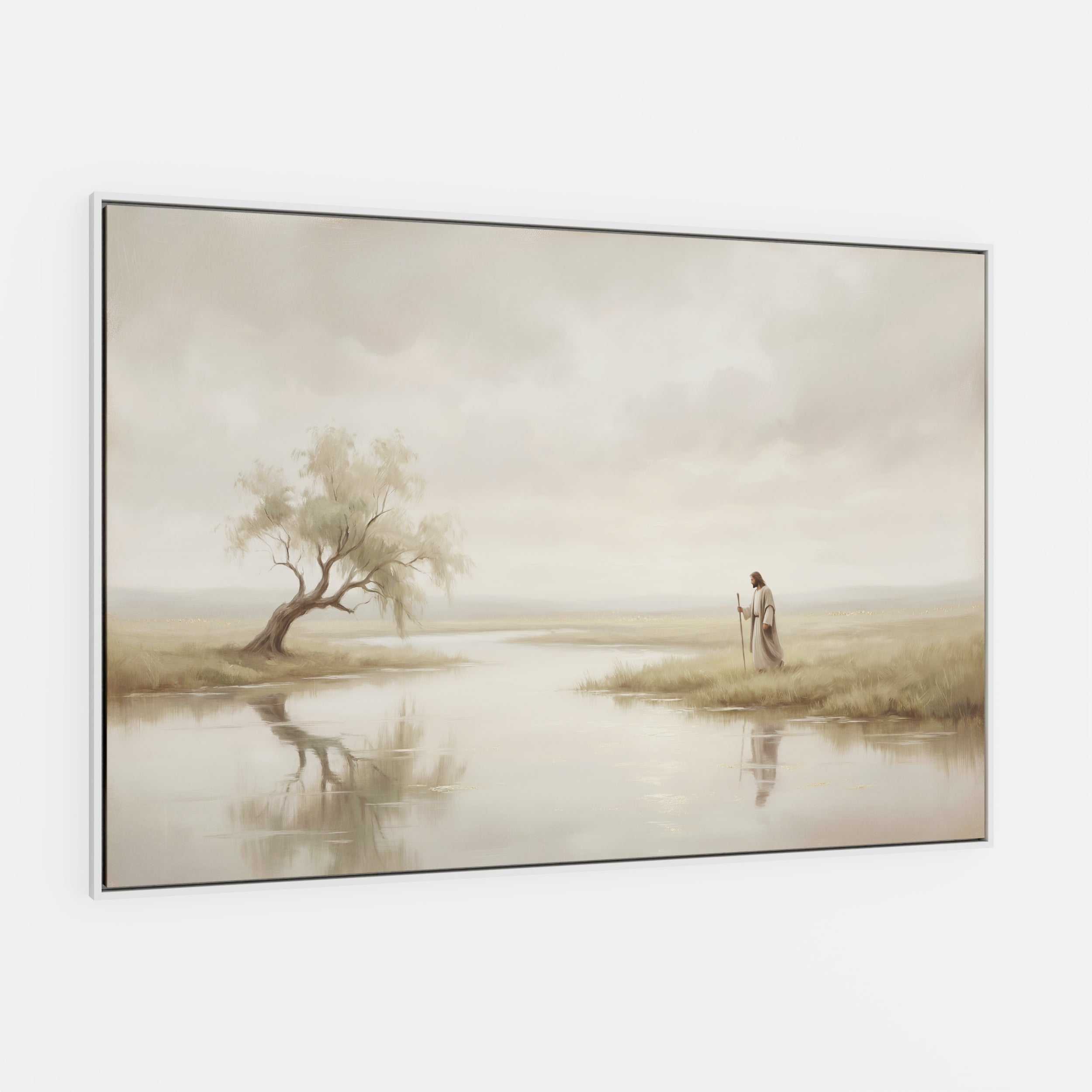 He Leads Me Beside Still Waters - Canvas