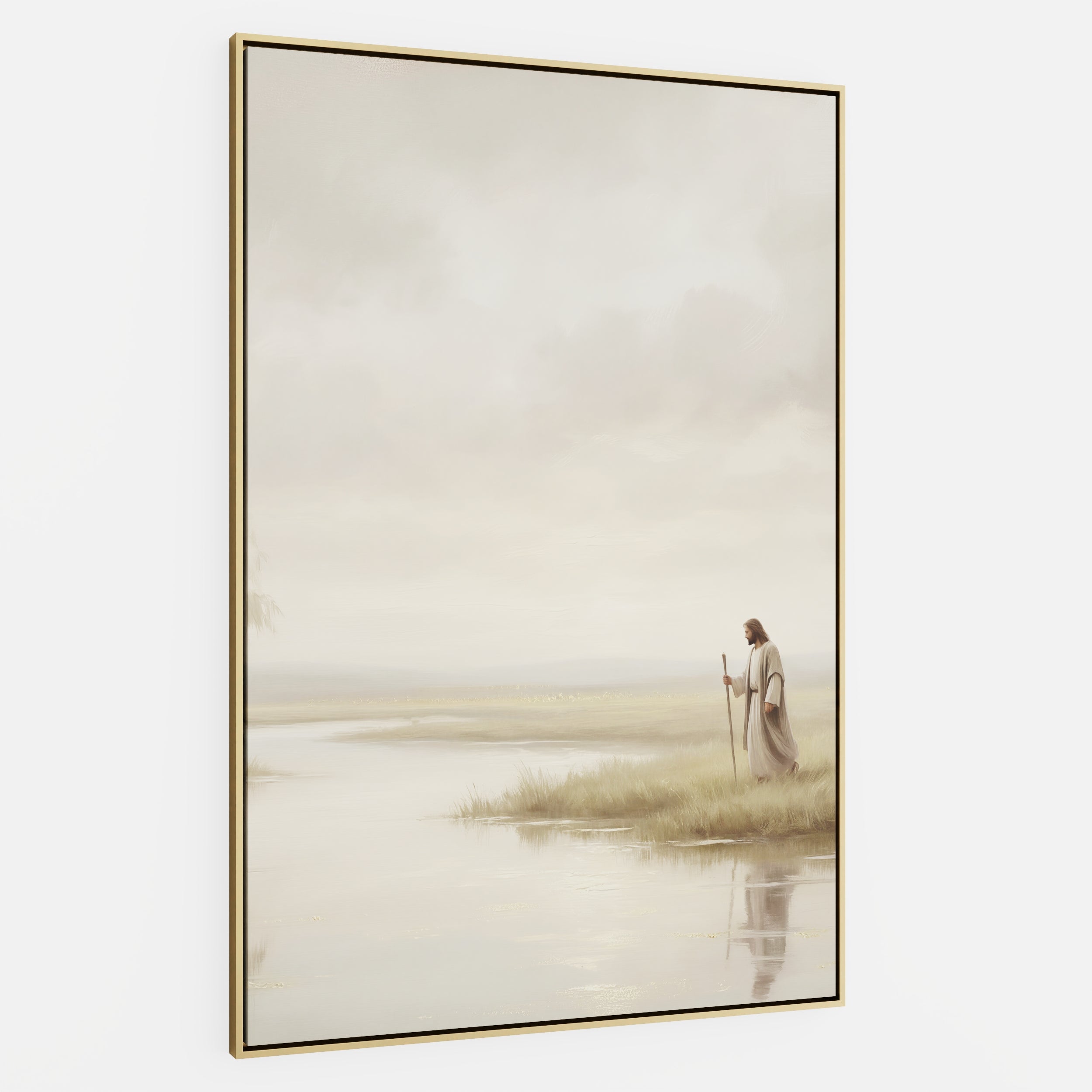 He Leads Me Beside Still Waters - Canvas