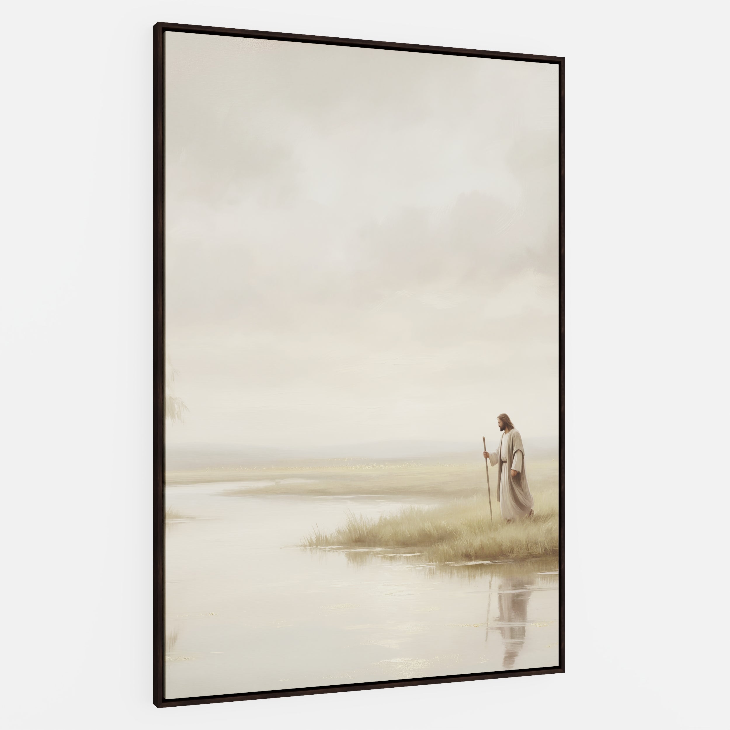 He Leads Me Beside Still Waters - Canvas
