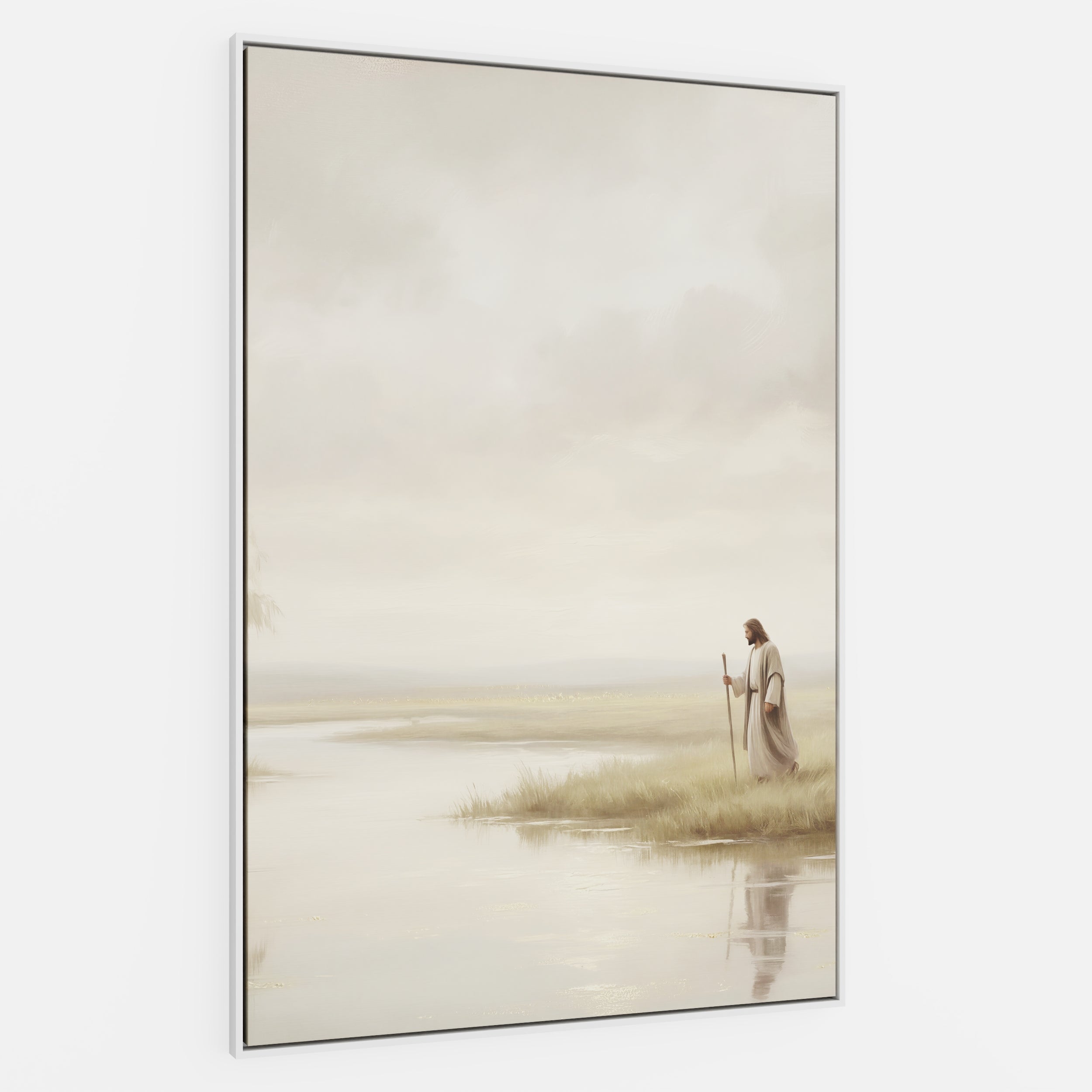 He Leads Me Beside Still Waters - Canvas
