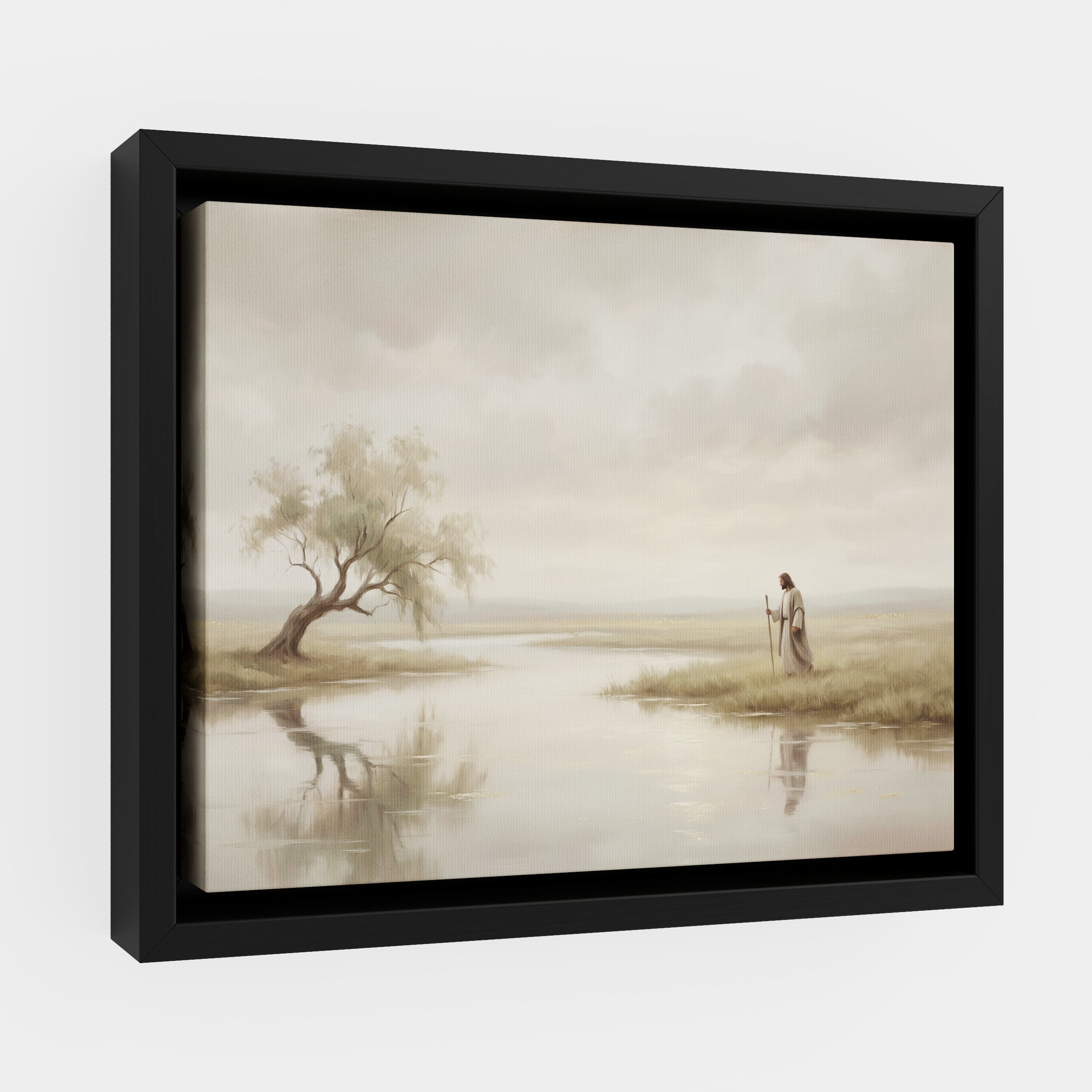 He Leads Me Beside Still Waters - Canvas